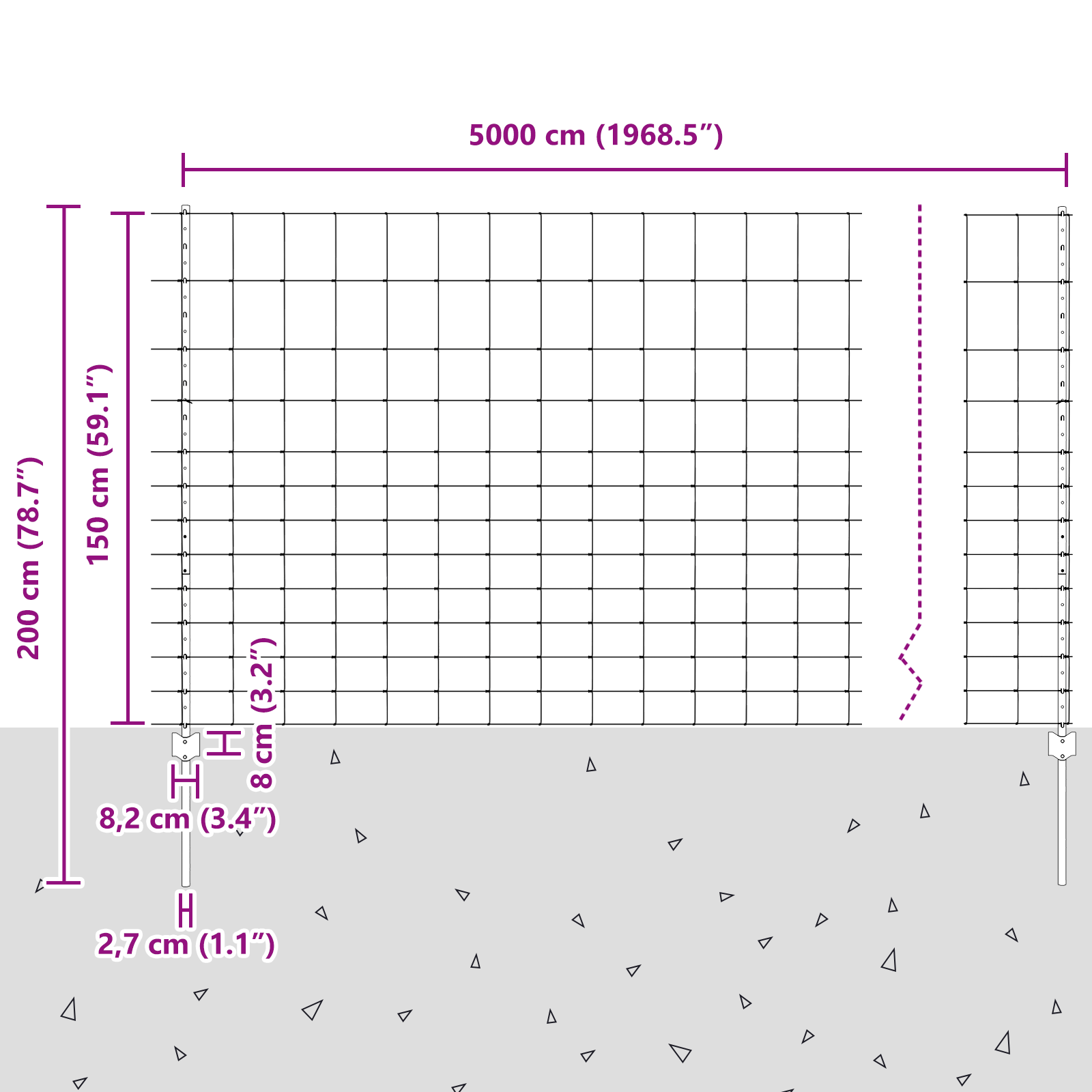Fence Posts 22 pcs U-Channel 150 cm Galvanised Steel - Image 11