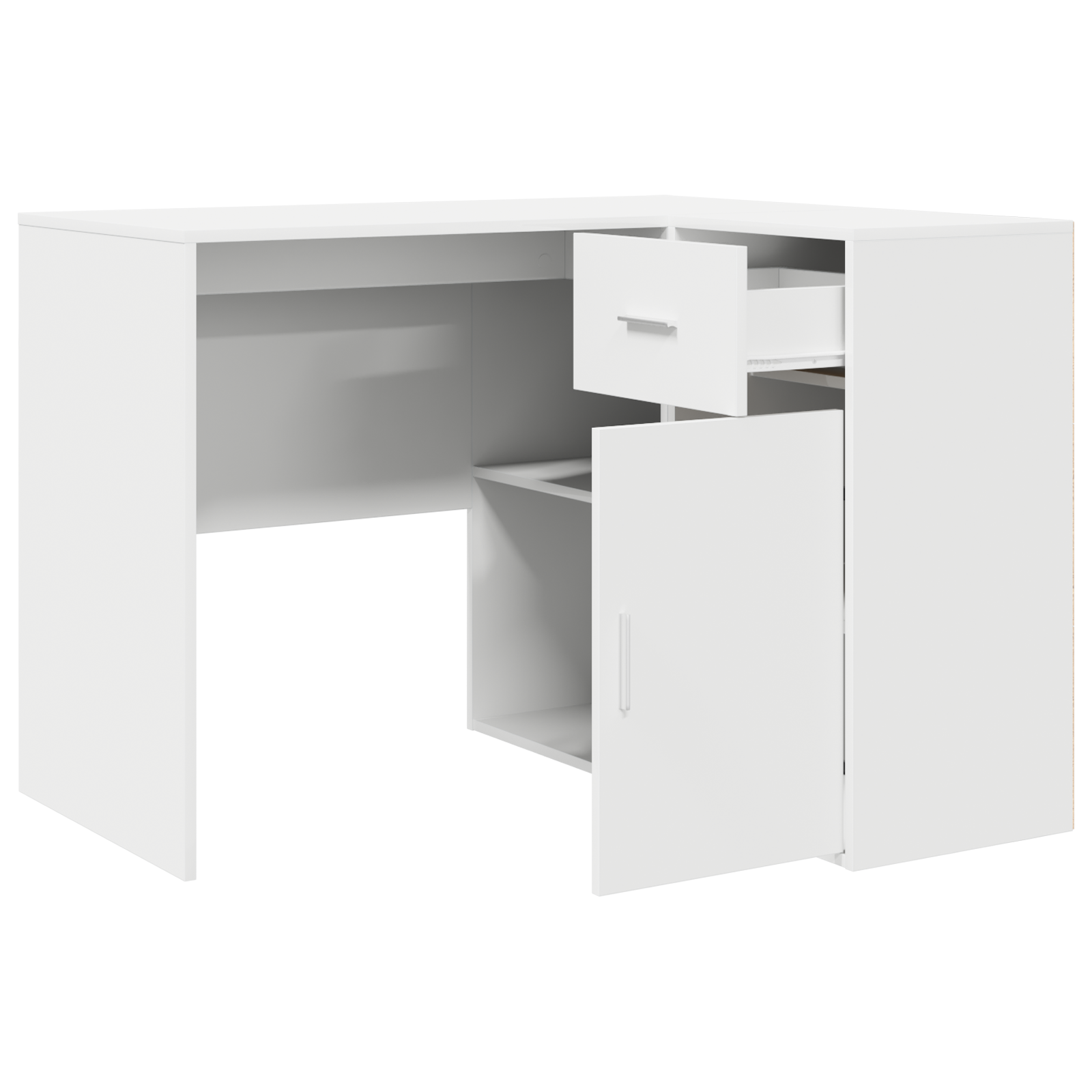 Corner Desk White 102x88x75 cm Engineered Wood - Image 6