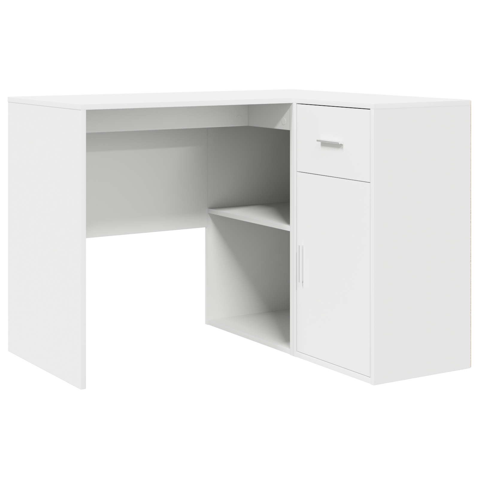 Corner Desk White 102x88x75 cm Engineered Wood - Image 2