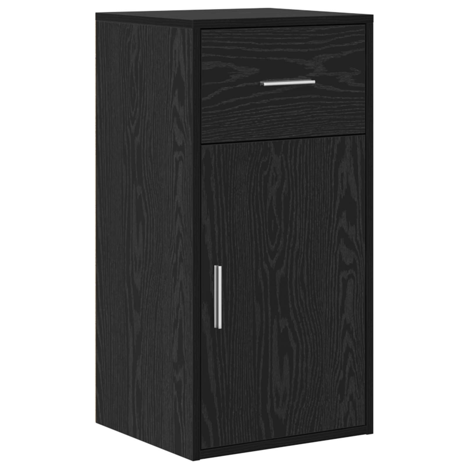 Corner Desk Black Oak 102x88x75 cm Engineered Wood - Image 5