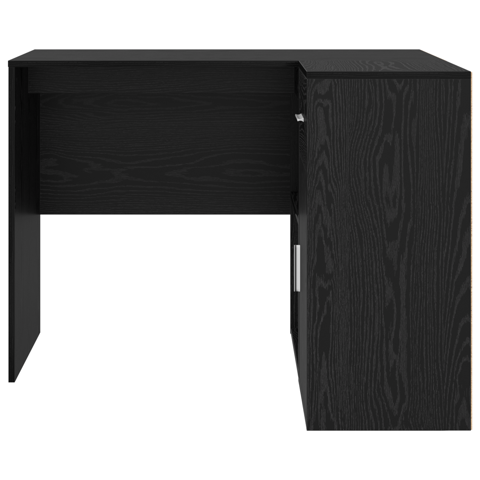 Corner Desk Black Oak 102x88x75 cm Engineered Wood - Image 7
