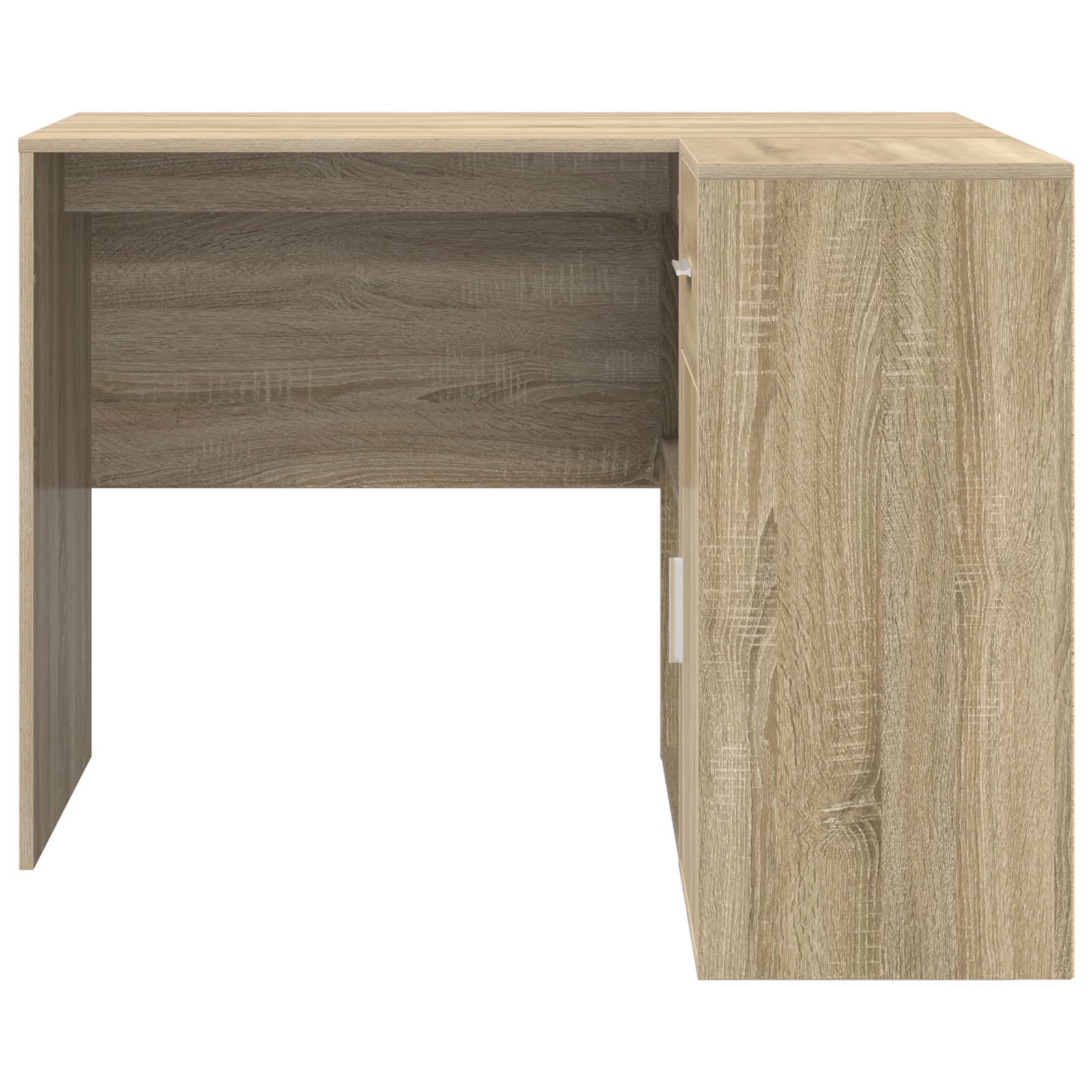 Corner Desk Sonoma Oak 102x88x75 cm Engineered Wood - Image 7