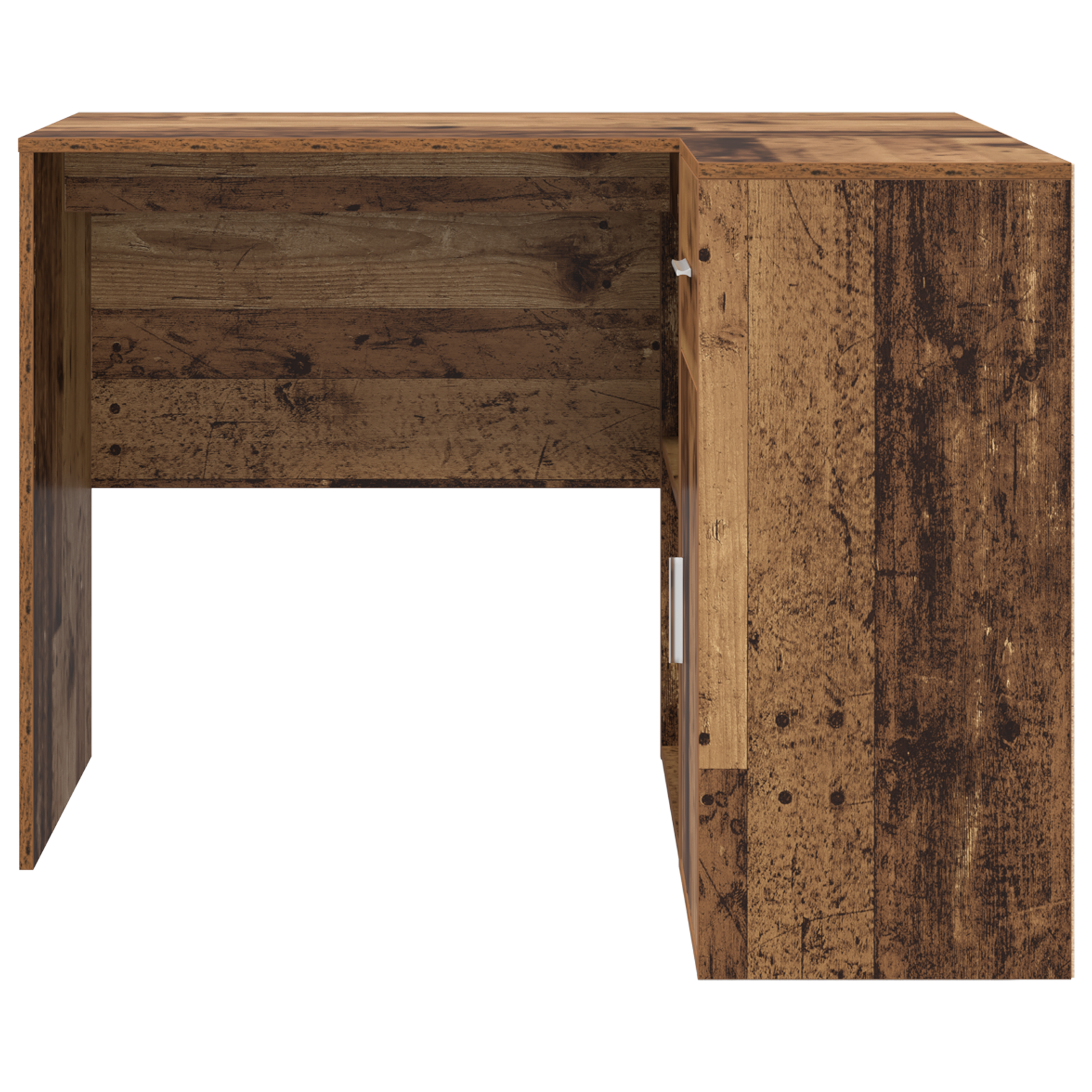 Corner Desk Old Wood 102x88x75 cm Engineered Wood - Image 7