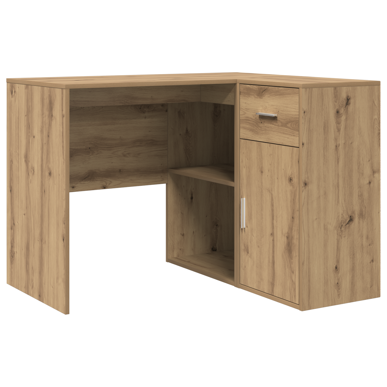 Corner Desk Artisan Oak 102x88x75 cm Engineered Wood - Image 2