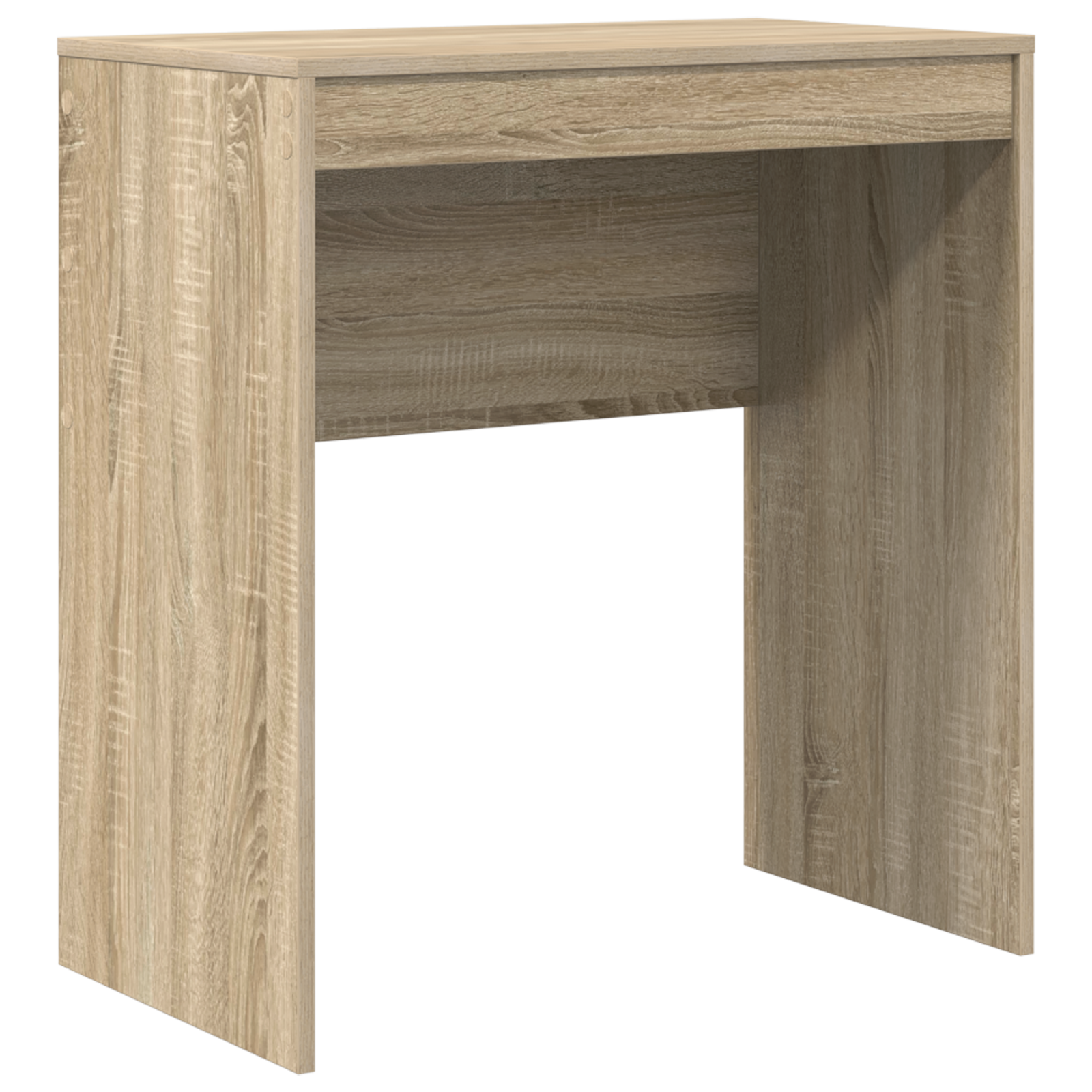 Desk with Storage Sonoma Oak Engineered Wood - Image 4