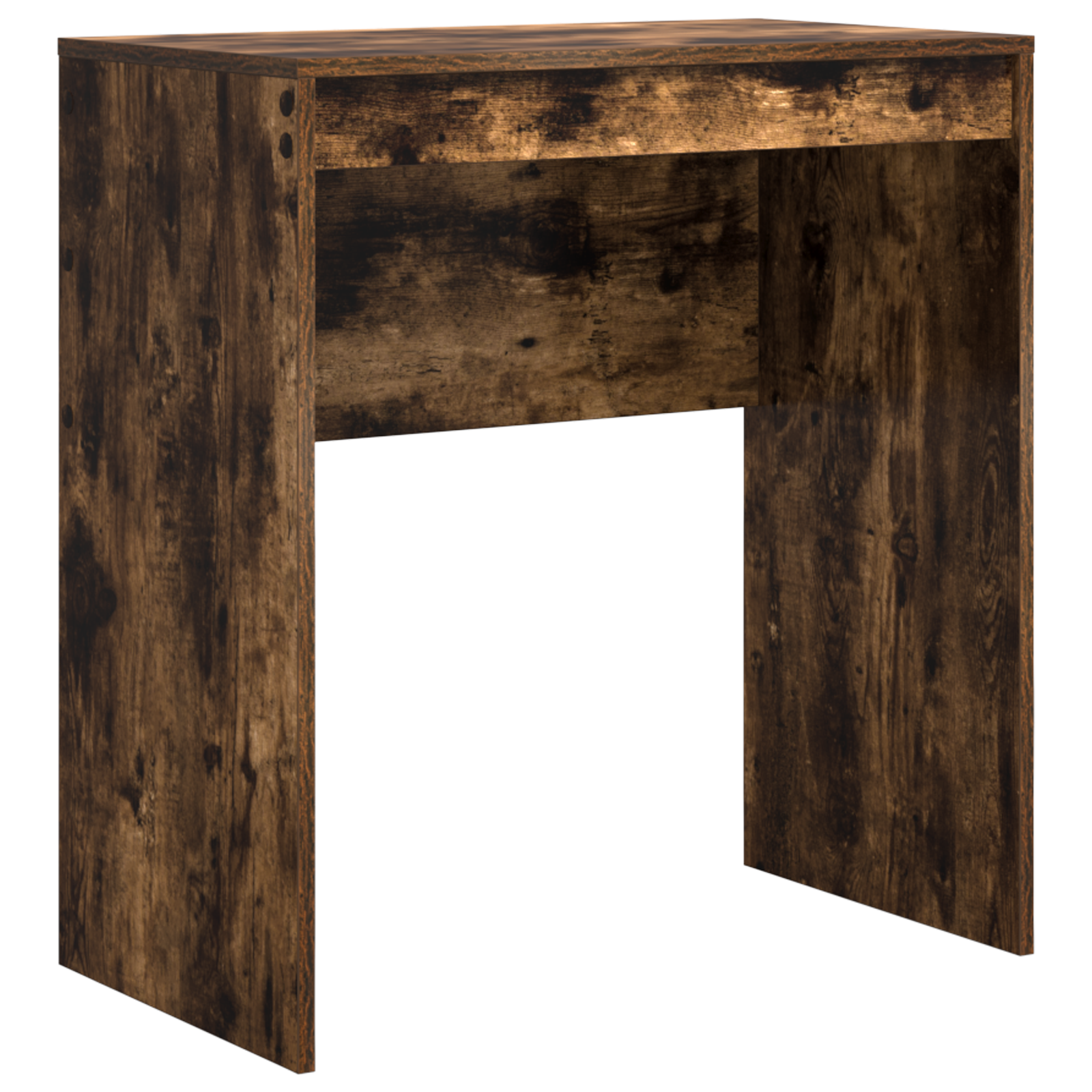 Desk with Storage Smoked Oak Engineered Wood - Image 4