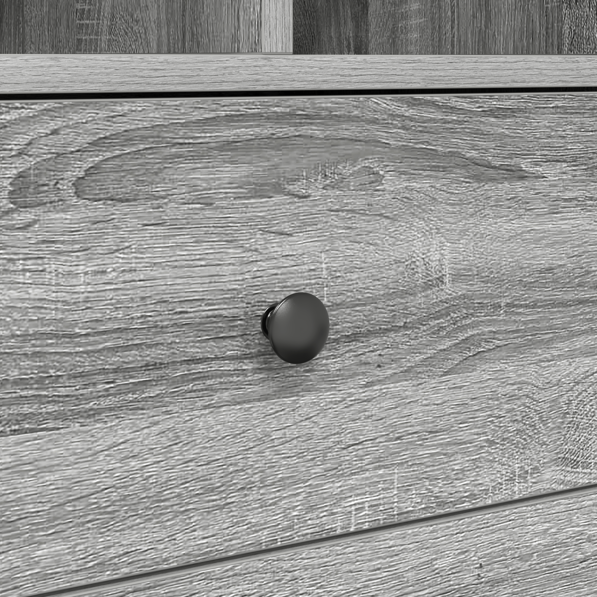 Desk with Storage Grey Sonoma Engineered Wood - Image 9