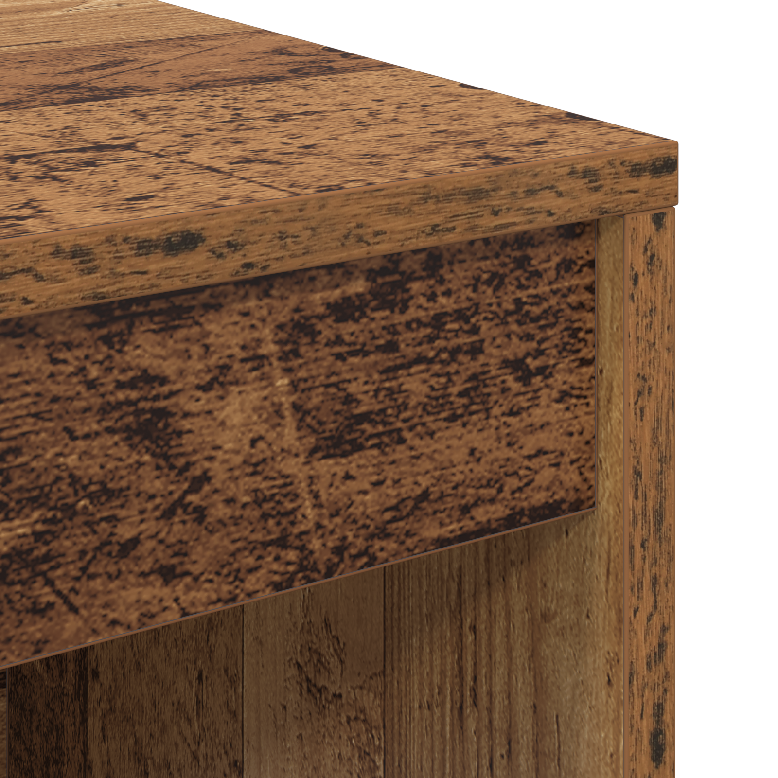 Desk with Storage Old Wood Engineered Wood - Image 11