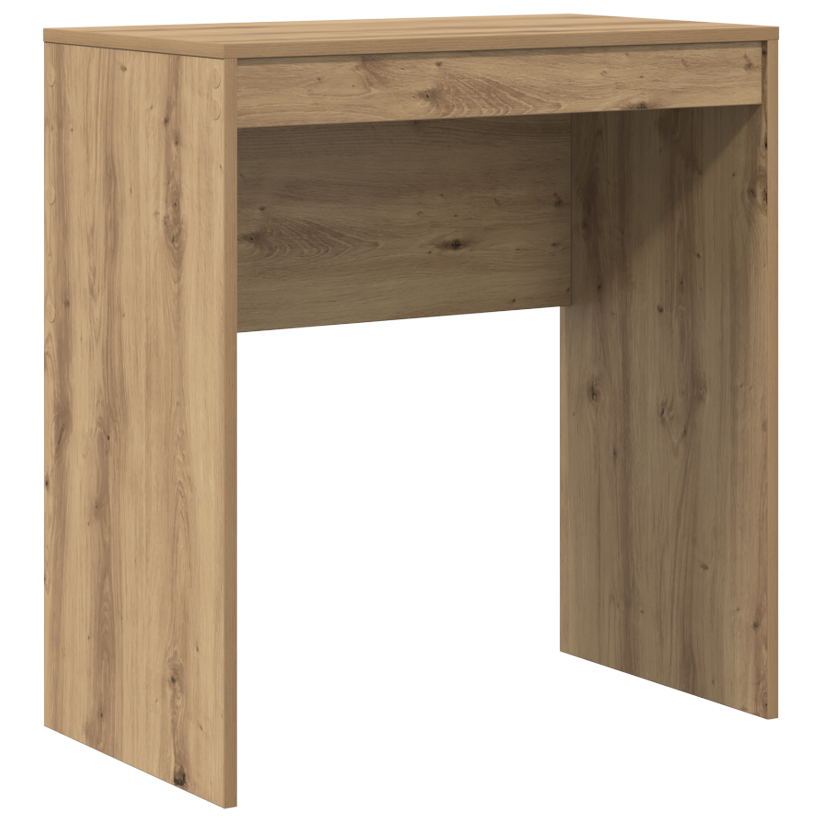 Desk with Storage Artisan Oak Engineered Wood - Image 4