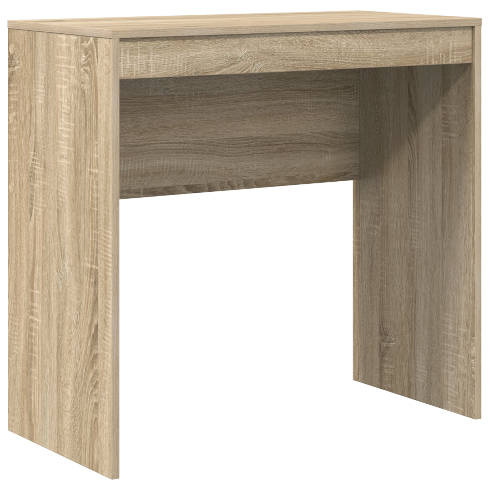 Desk with Storage Sonoma Oak Engineered Wood - Image 4