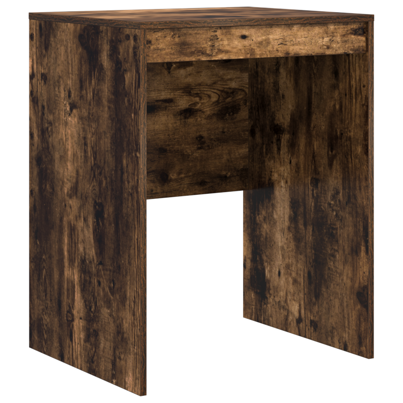 Desk with Storage Smoked Oak Engineered Wood - Image 4
