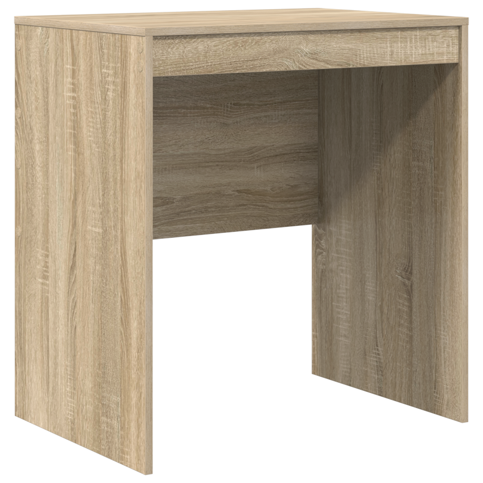 Desk with Storage Sonoma Oak Engineered Wood - Image 4