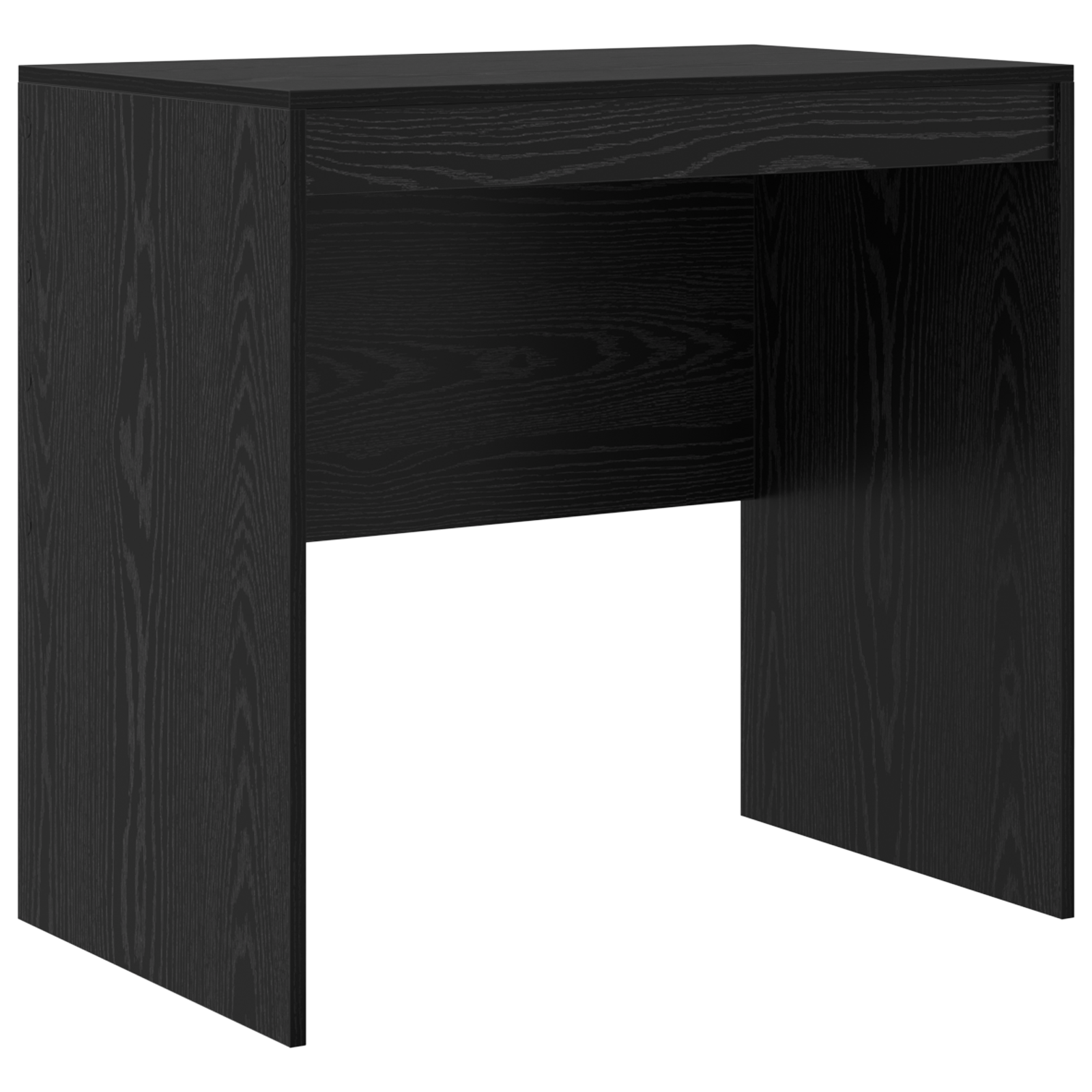 Desk with Storage Black Oak Engineered Wood - Image 4