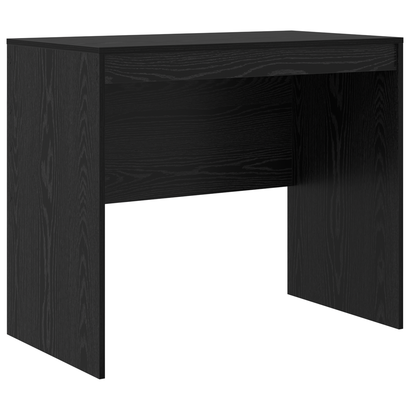 Desk with Storage Black Oak Engineered Wood - Image 4