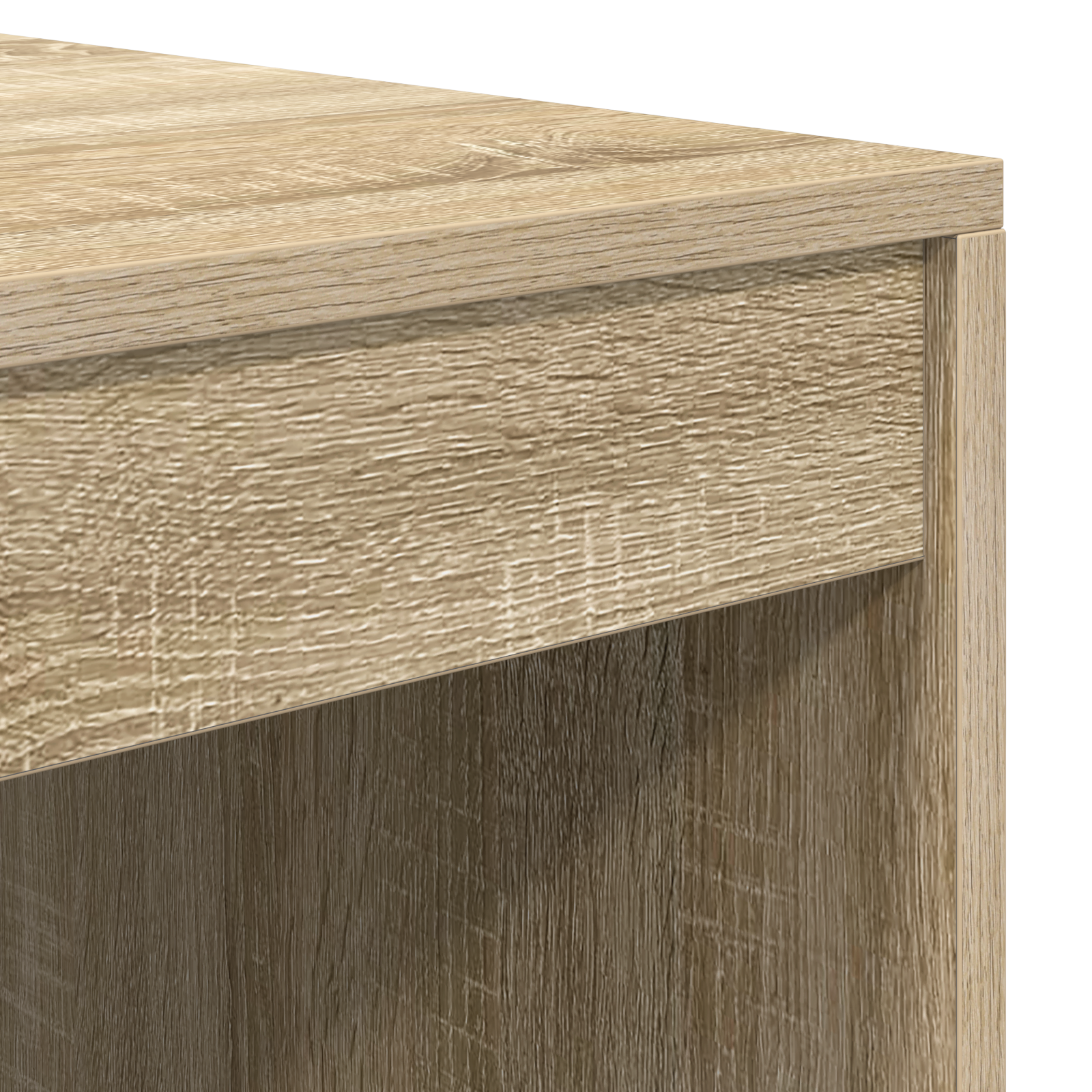 Desk with Storage Sonoma Oak Engineered Wood - Image 11