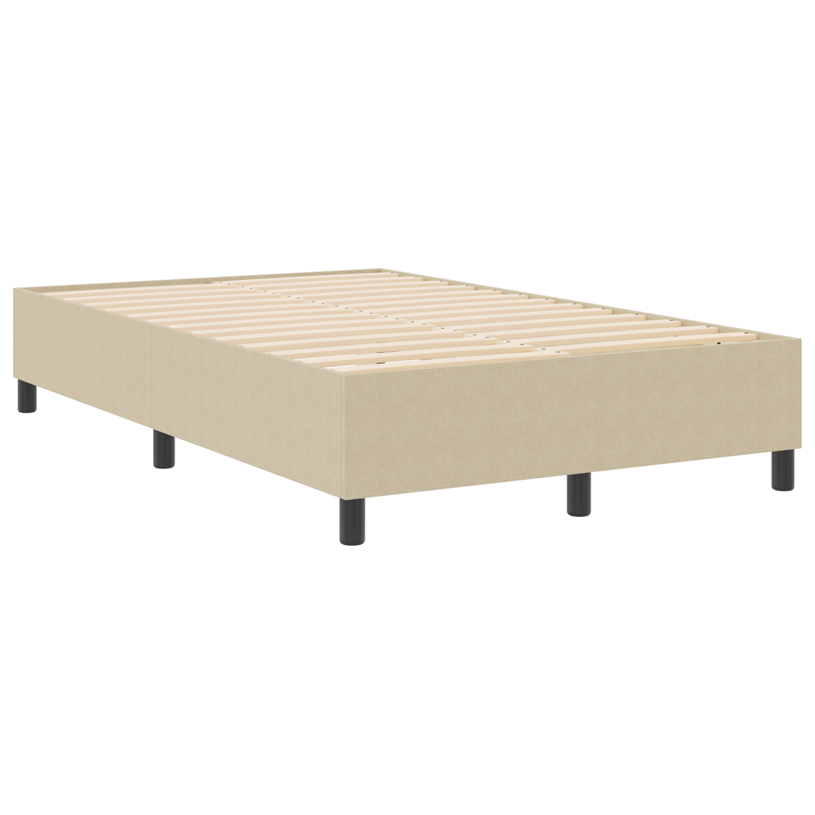Thumbnail - vidaXL Boxspringbett Hellgrün Grau 120x200 cm Cordstoff