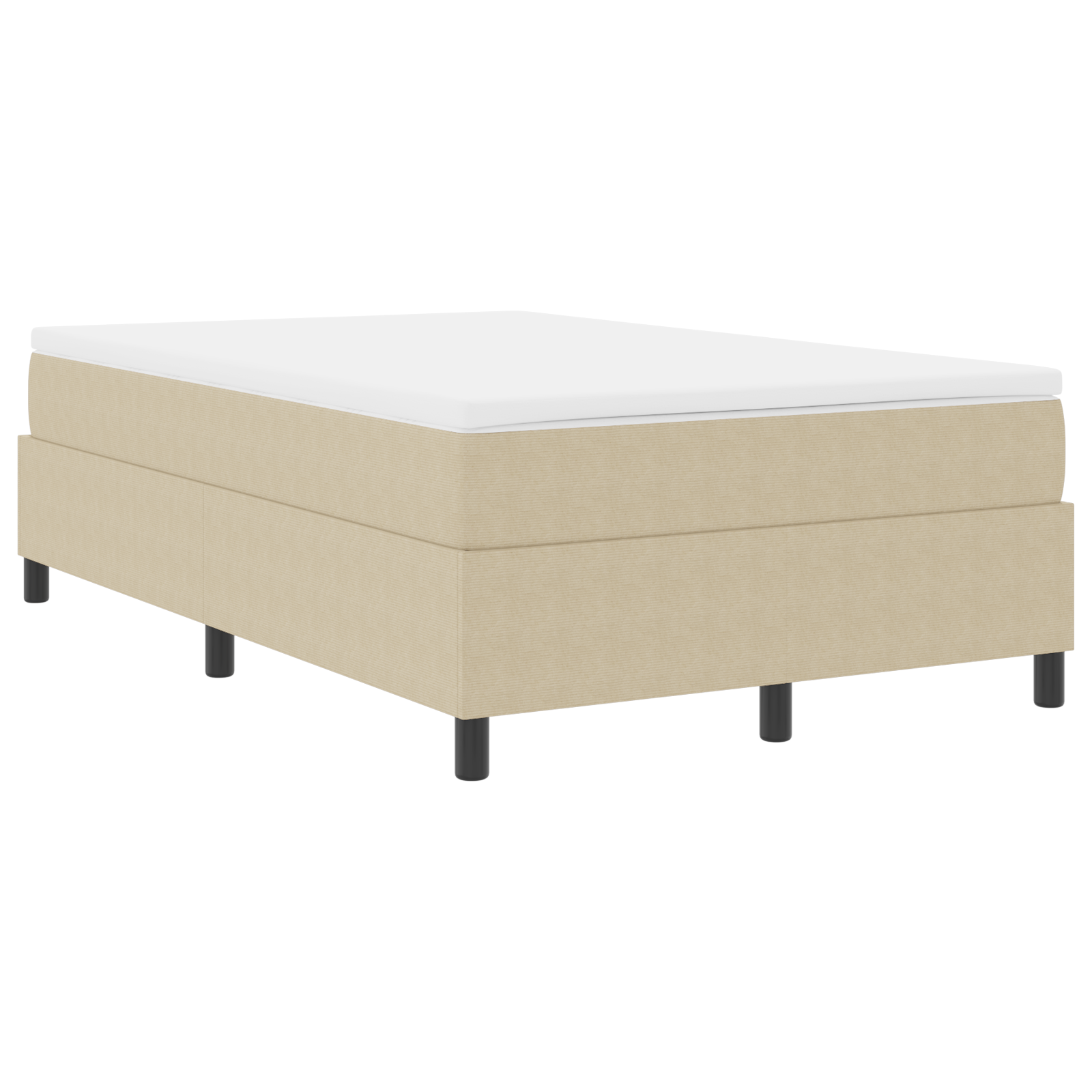 Thumbnail - vidaXL Boxspringbett Hellgrün Grau 120x200 cm Cordstoff
