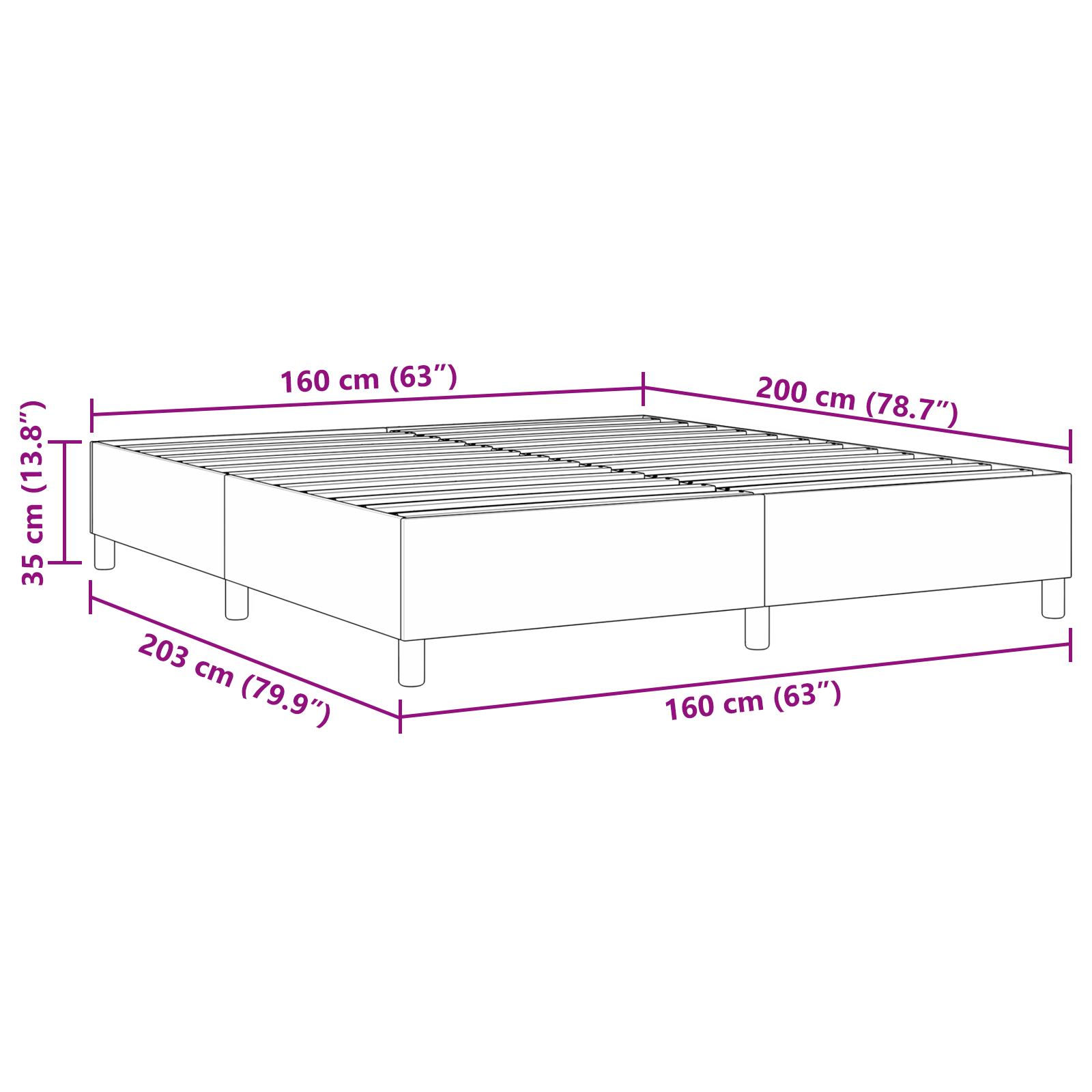 Box Spring Bed Light Green Grey 160x200 cm Corduroy Fabric - Image 10