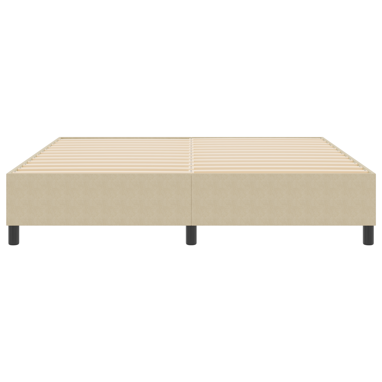 Box Spring Bed Light Green Grey Super King Corduroy Fabric - Image 6