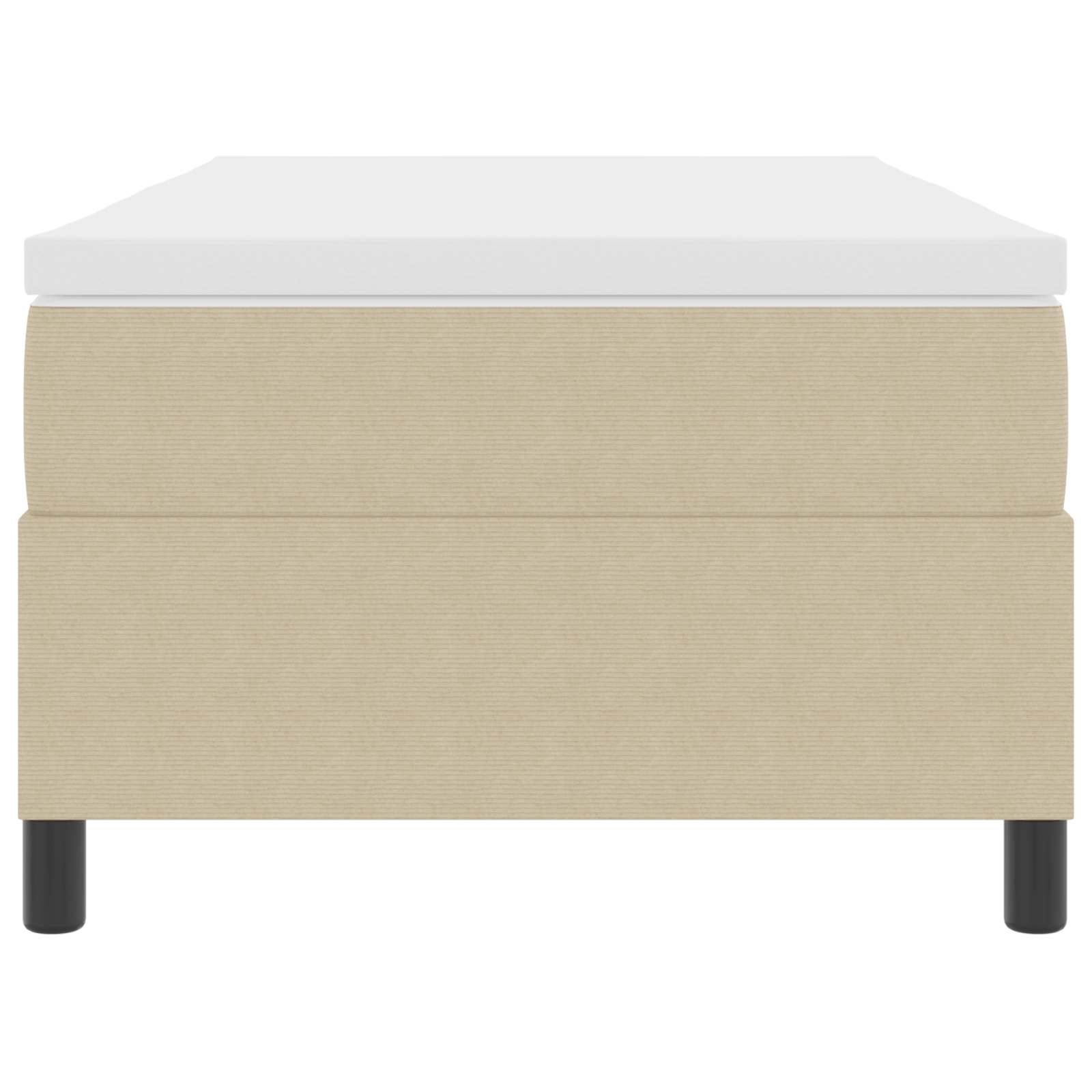 Dėžutės spring lova su čiužiniu Šviesiai žalia pilka Viengulė veliūro audinys - Image 7