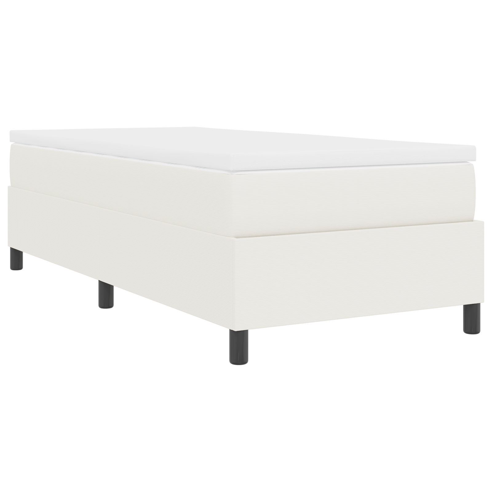 Dėžės spring lova su čiužiniu grietinėlės spalvos 90x200 cm veliūro audiniu - Image 9