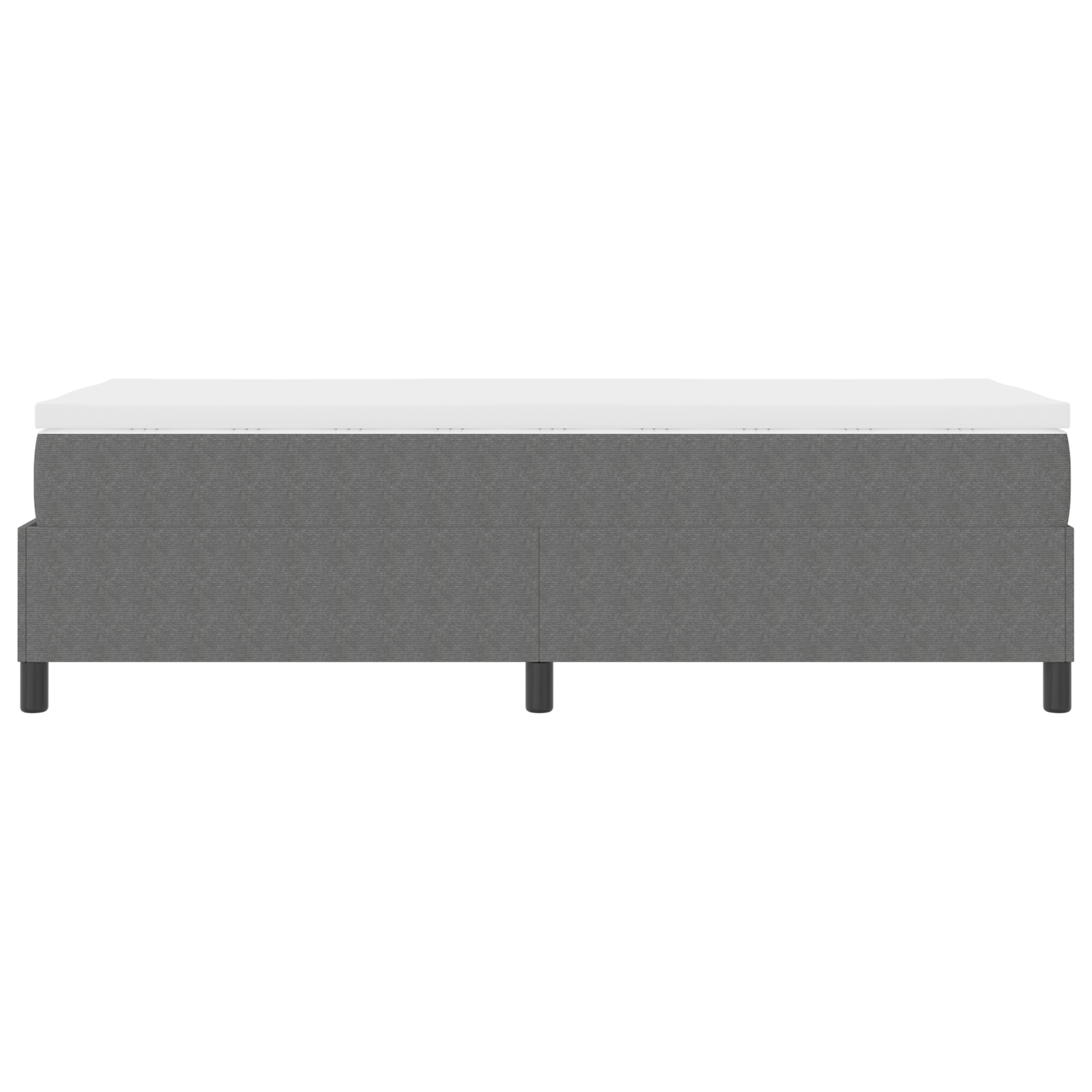 Iškylanti lova su čiužiniu Šviesiai pilka 100x200 cm Korduroy audinys - Image 8