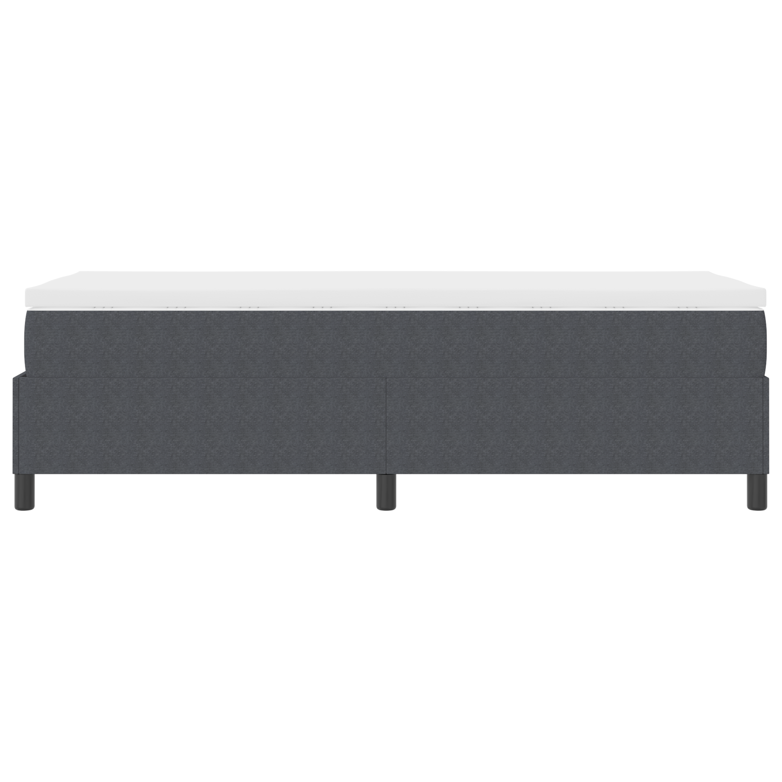 Lovos rėmas su čiužiniu tamsiai pilkas 100 x 200 cm velvetas - Image 8