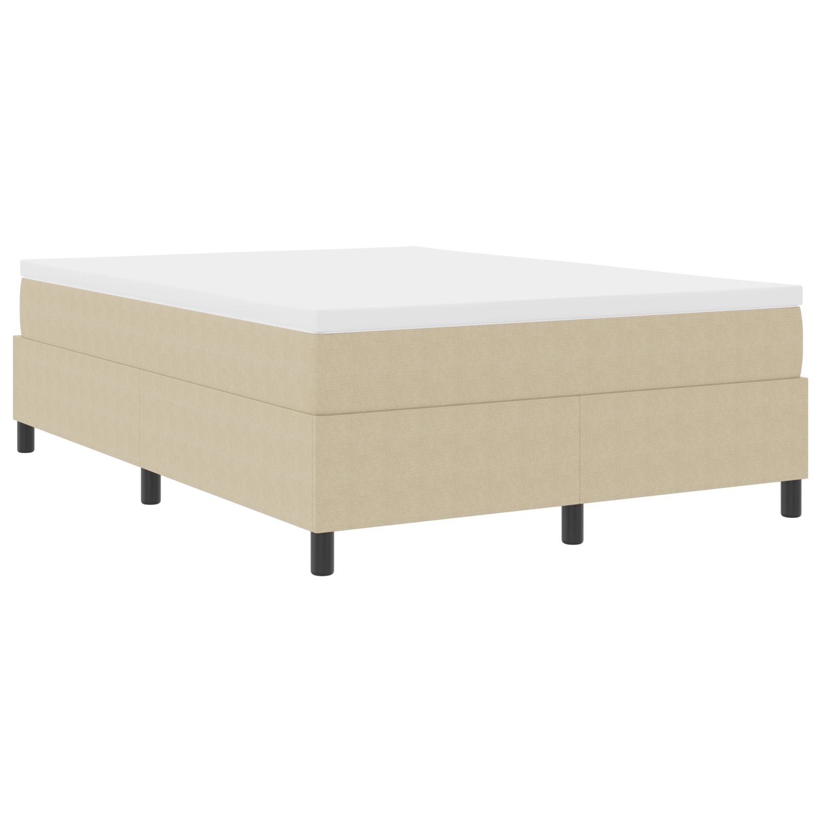 Box Spring Lova su Čiužiniu Šviesiai Žalia Pilka 160x200 cm Velveto Audinys - Image 3