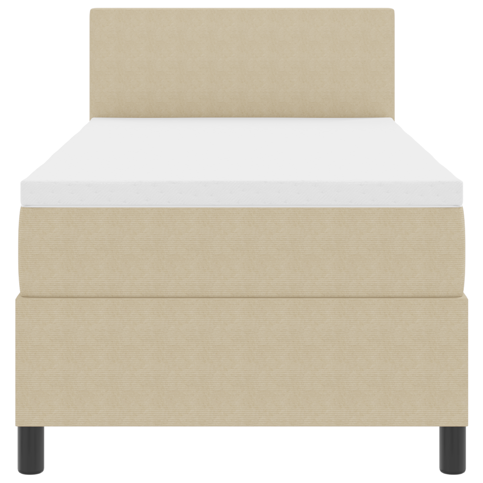 dvigulė lova su čiužiniu šviesiai žalia pilka 100x200 cm kordūro audinys - Image 8