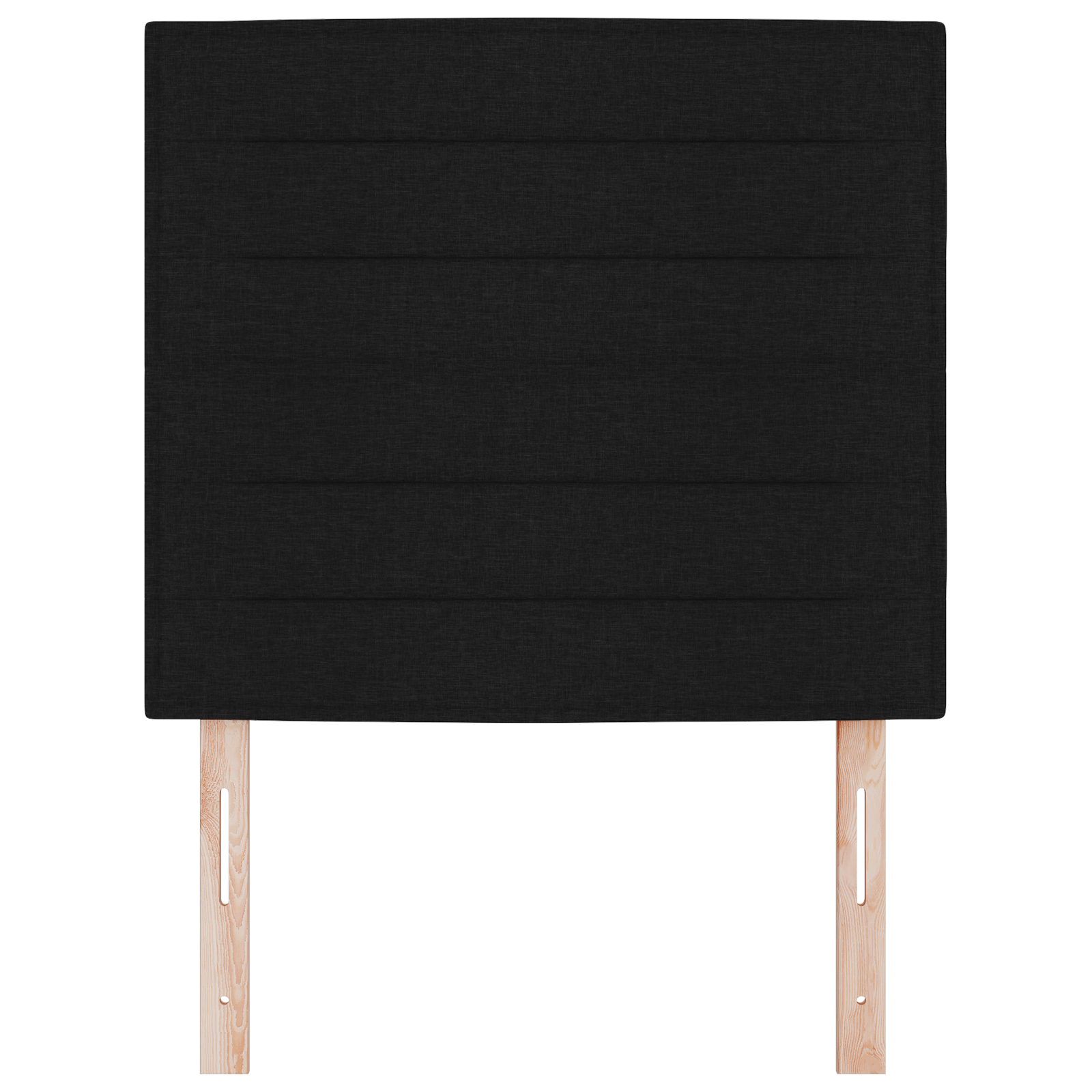 Headboard Lines Design Black 100 cm Fabric - Image 4