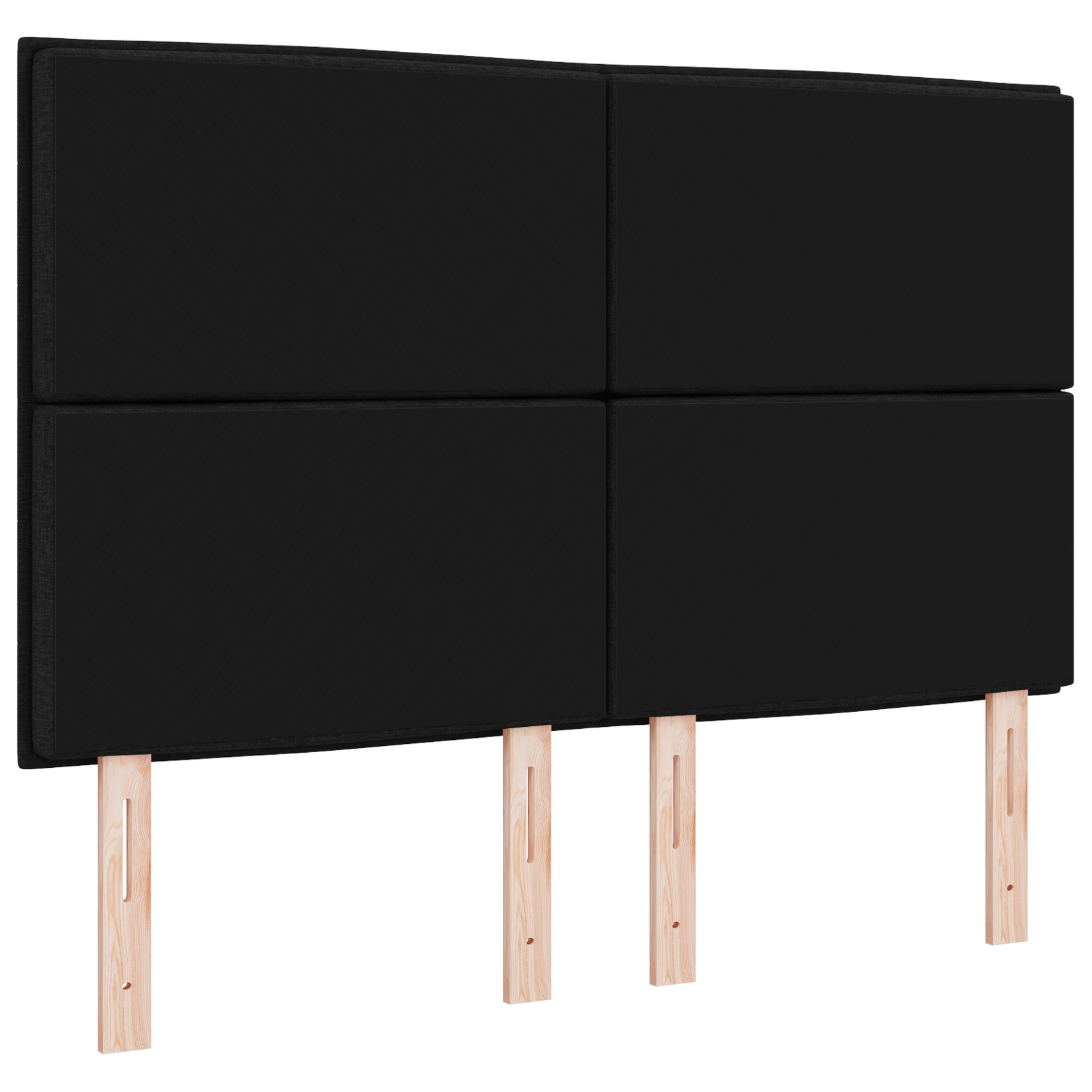 Sengegavl Linjer Design Sort 140 cm Stof 6 image product%2F3337686%2FP Image 3337686 WBG Back 02