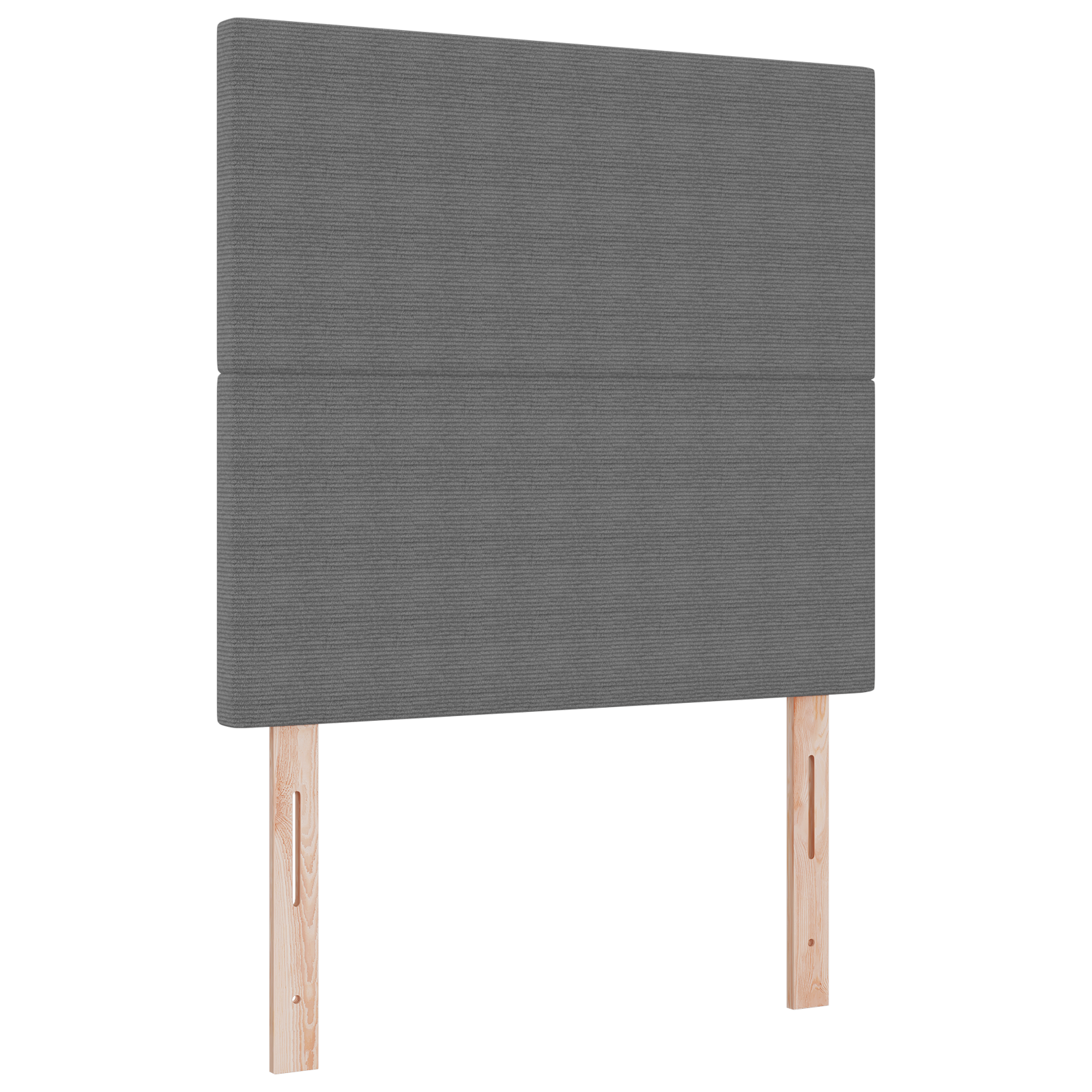 Thumbnail - vidaXL Kopfteil Einfarbig Hellgrau 90 cm Cordstoff
