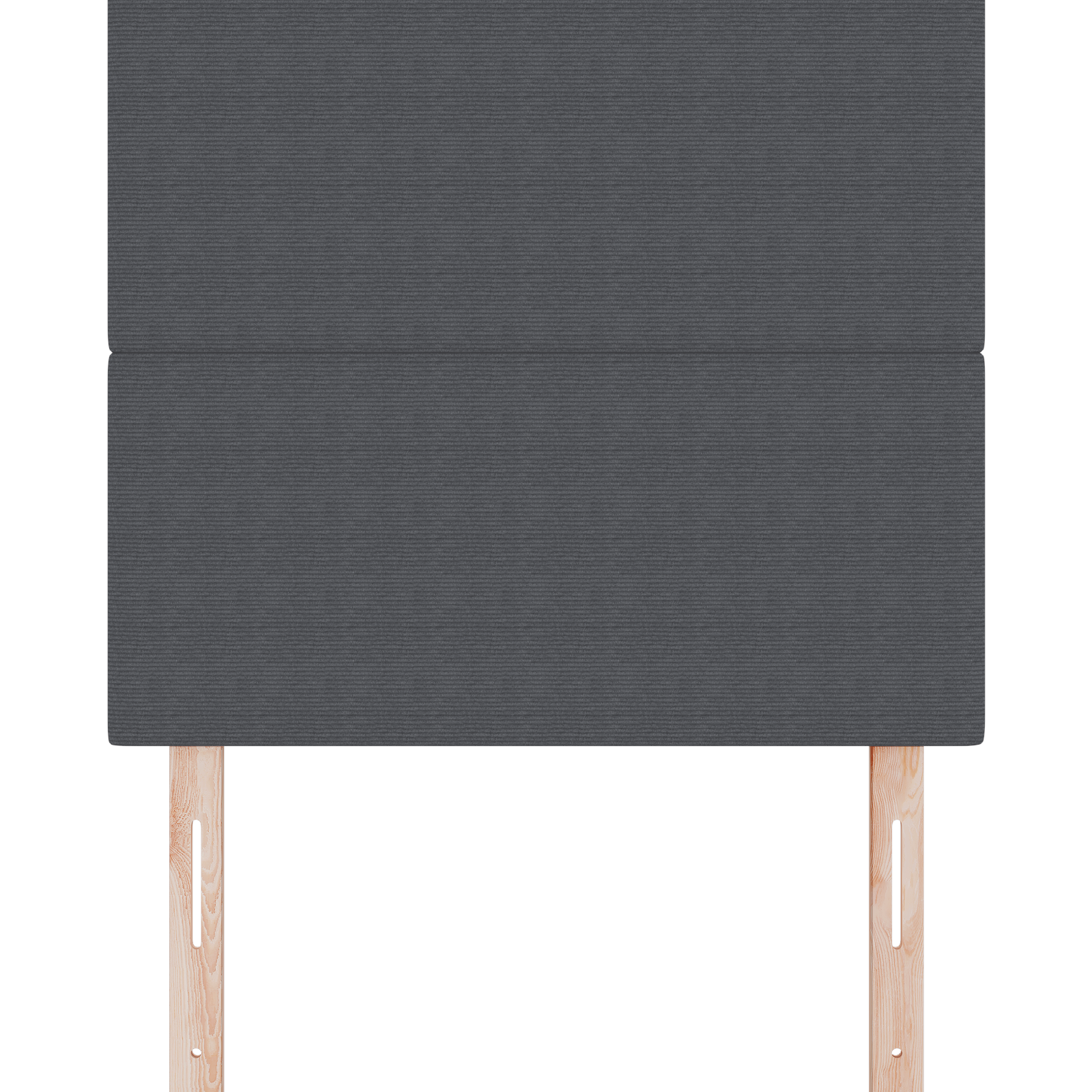 Sengegavl Enkel Design Mørkegrå 90 cm Corduroy Stof 4 image product%2F3337717%2FP Image 3337717 WBG Front 03