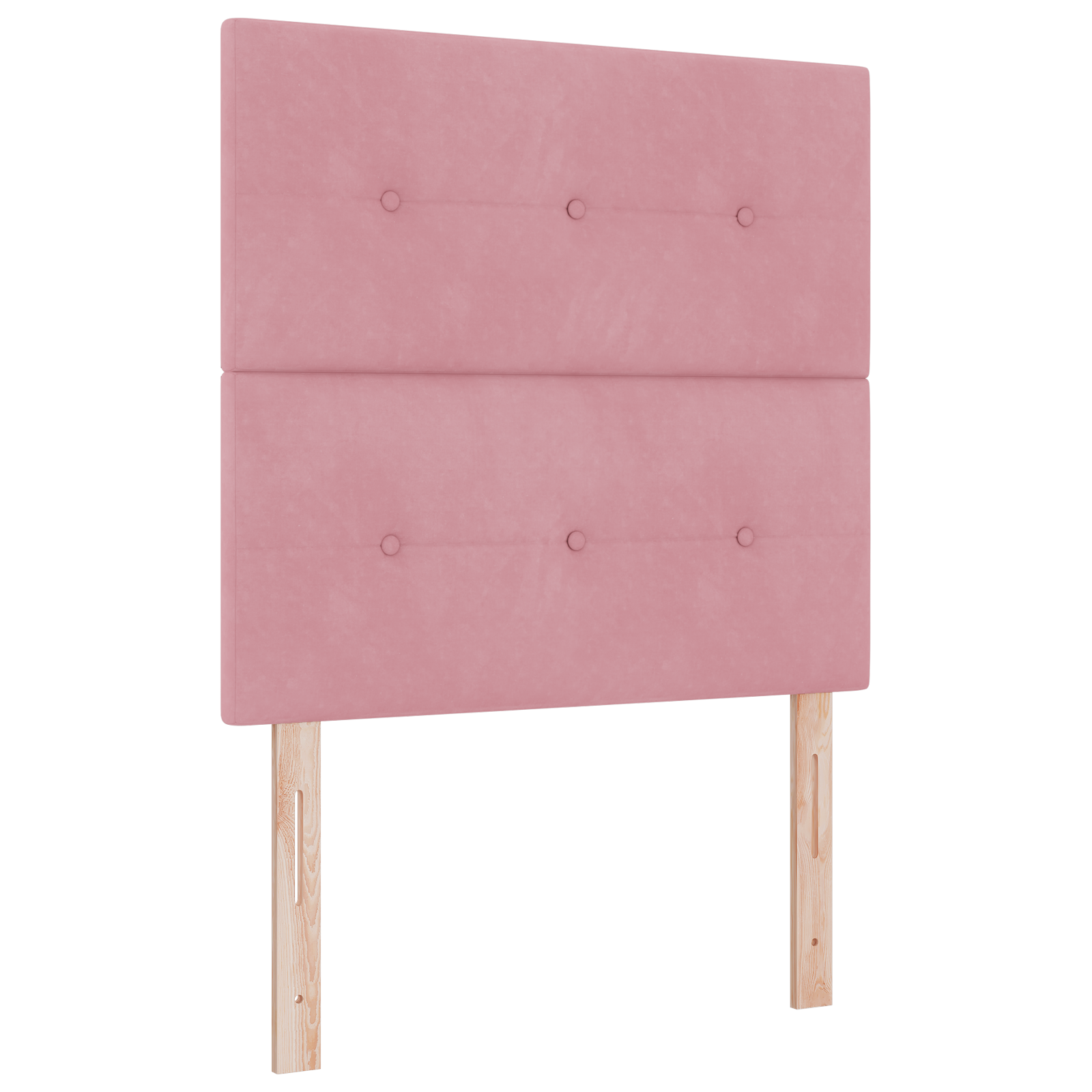 Headboard Button Tufted Pink 90 cm Velvet - Image 2