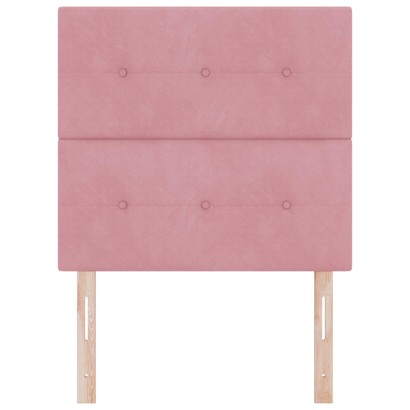 Headboard Button Tufted Pink 90 cm Velvet - Image 4