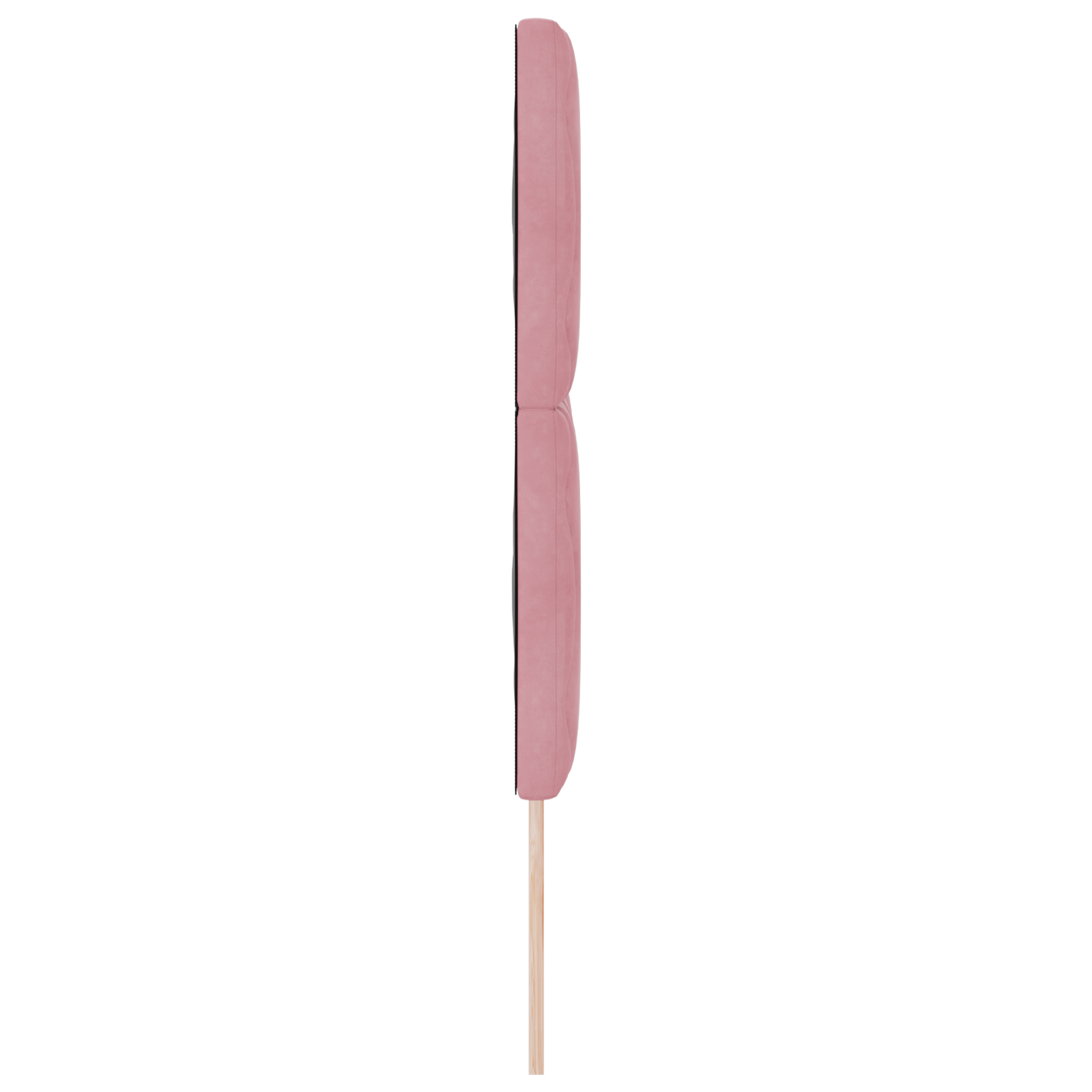 Pink Diamond Blocks Design Headboard 160 cm Velvet - Image 5