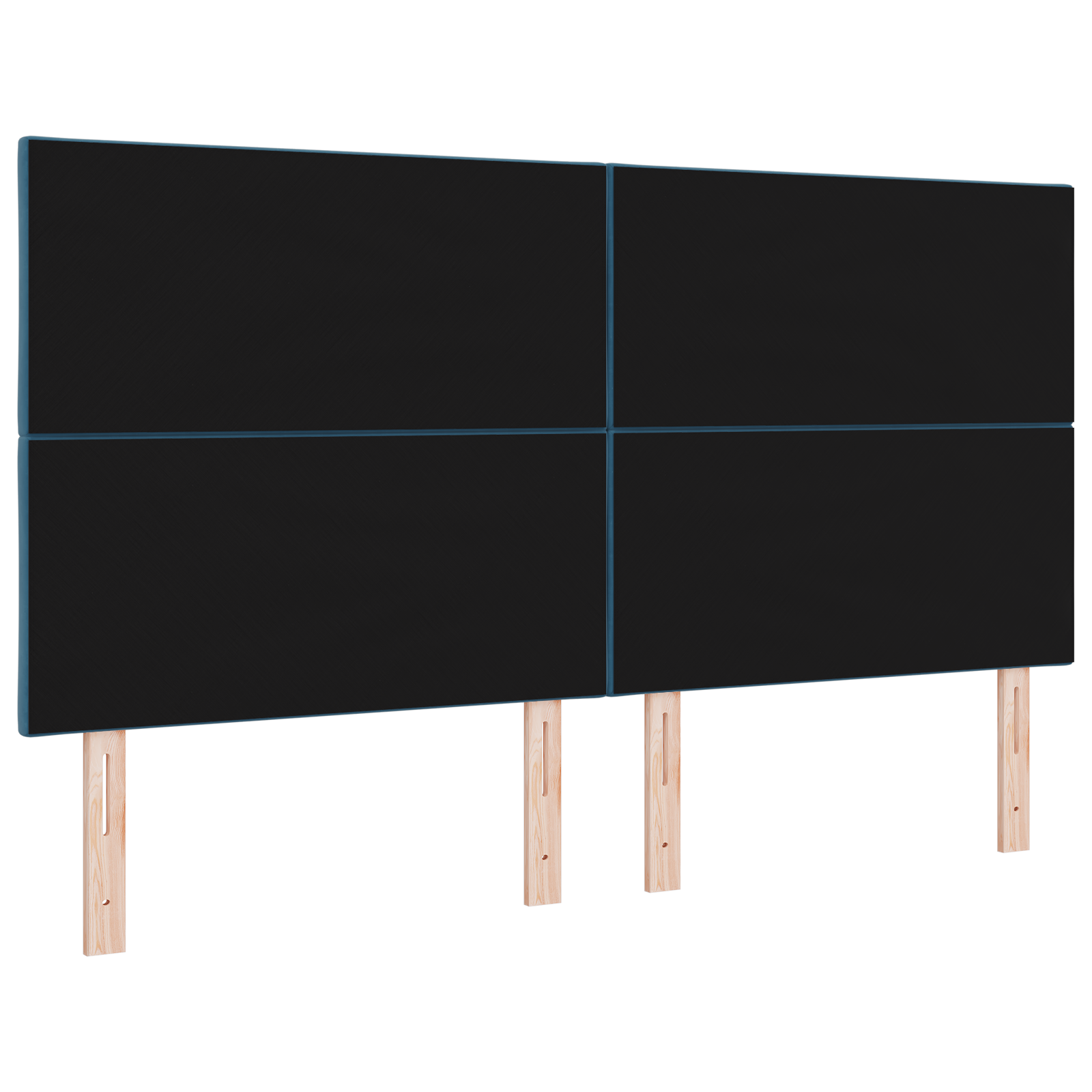 Headboard Diamond Blocks Design Dark Blue 180 cm Velvet - Image 6
