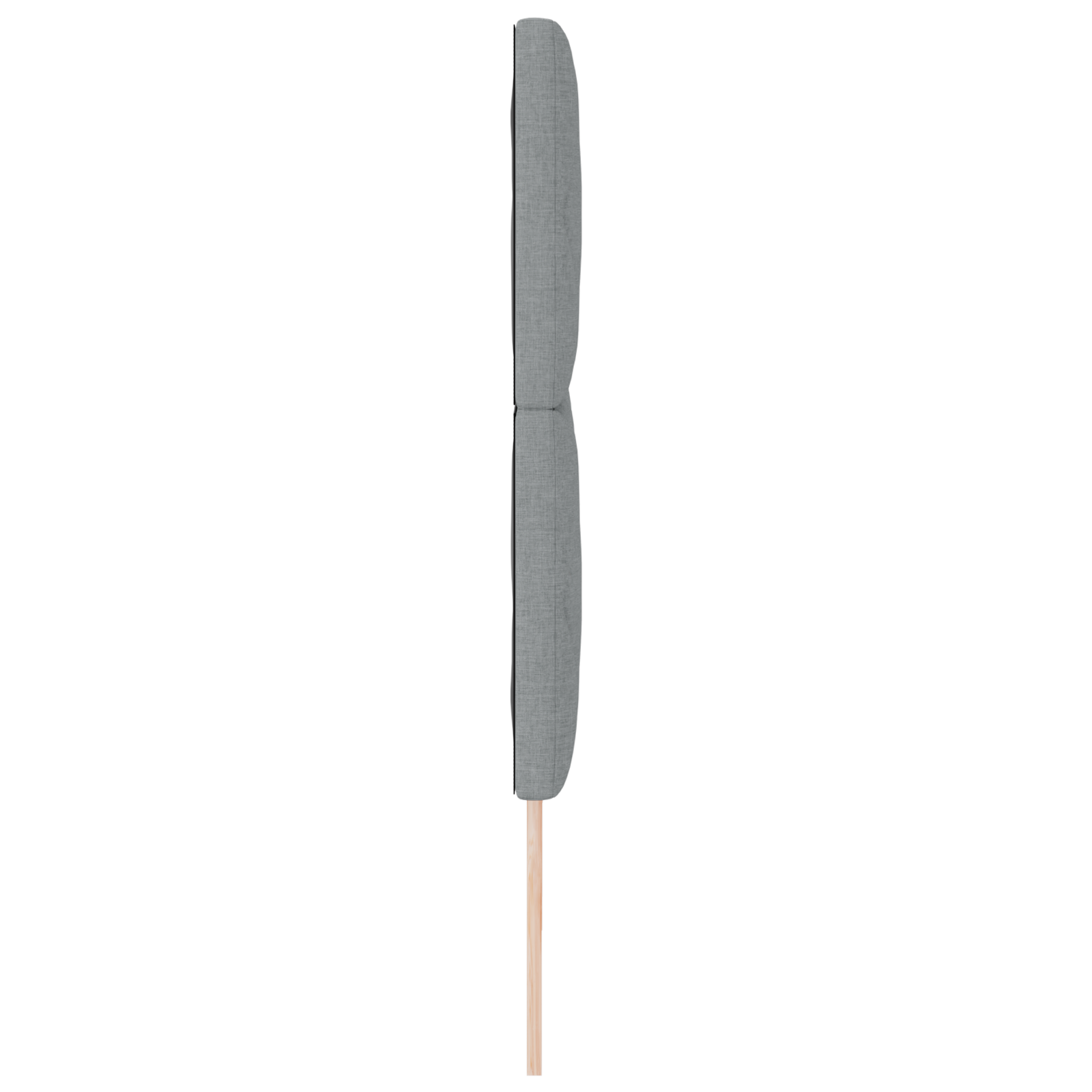 Headboard Diamond Blocks Design Light Grey 200 cm Fabric - Image 5