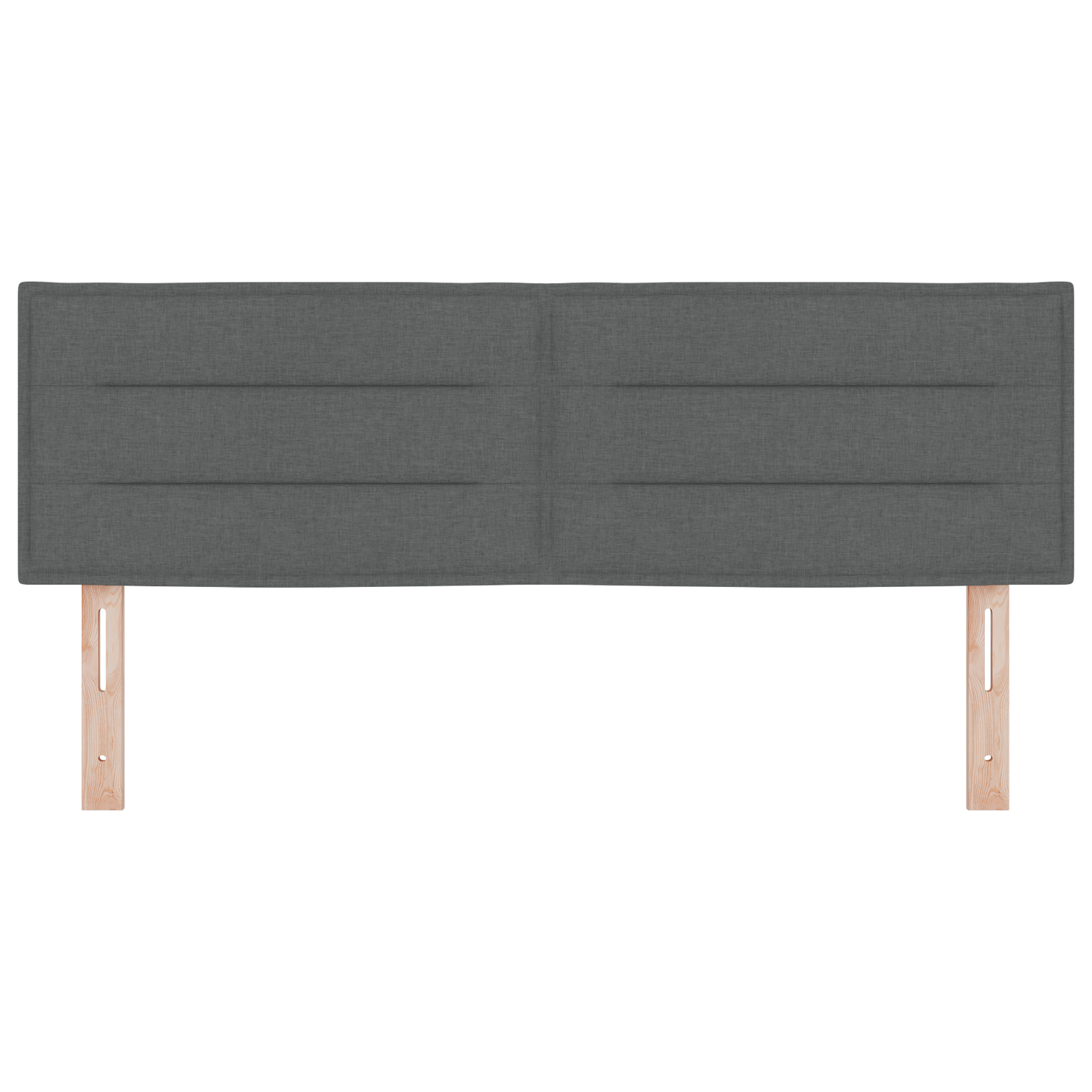 LED Headboard Lines Design Dark Grey 72 cm Fabric - Image 5
