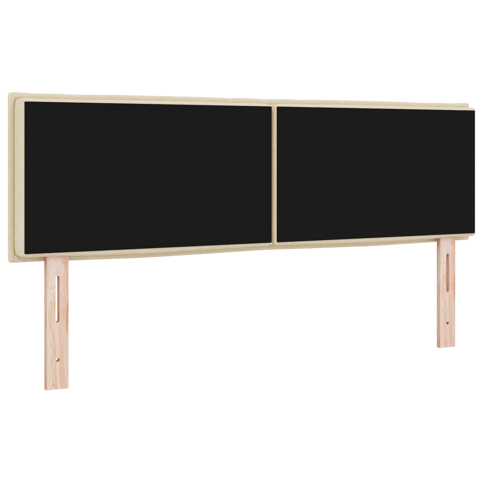 LED Headboard Lines Design Cream 72 cm Fabric - Image 7