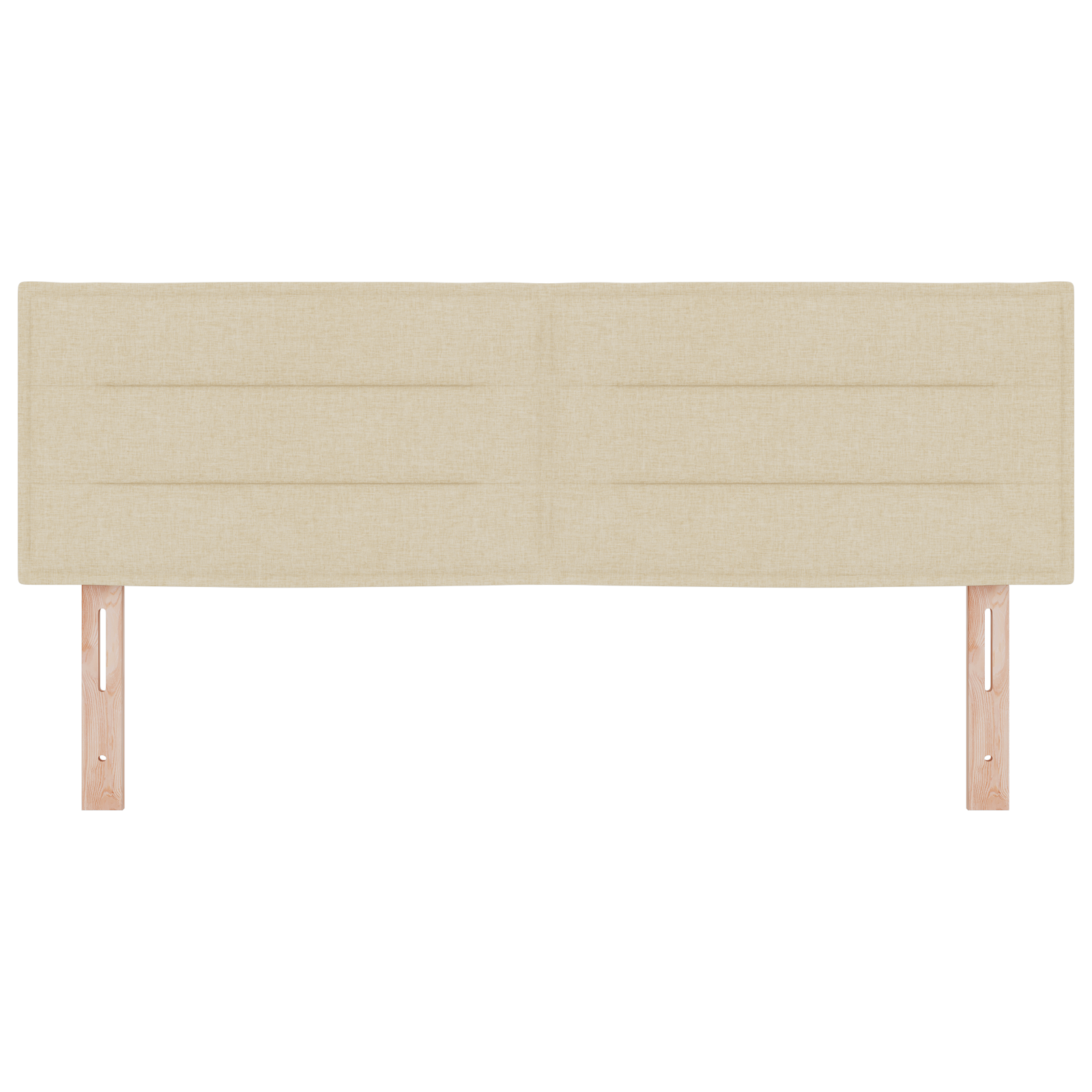 LED Headboard Lines Design Cream 72 cm Fabric - Image 5