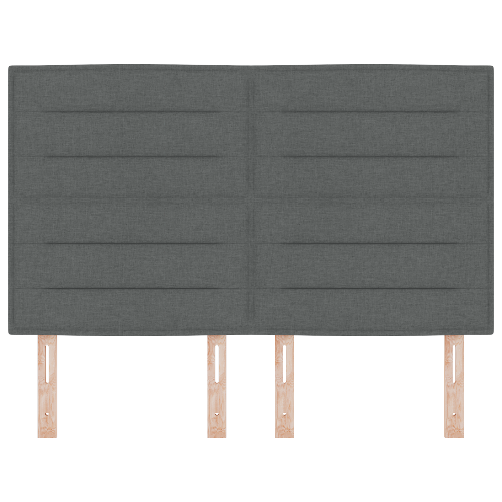 LED Headboard Lines Design Dark Grey 72 cm Fabric - Image 5