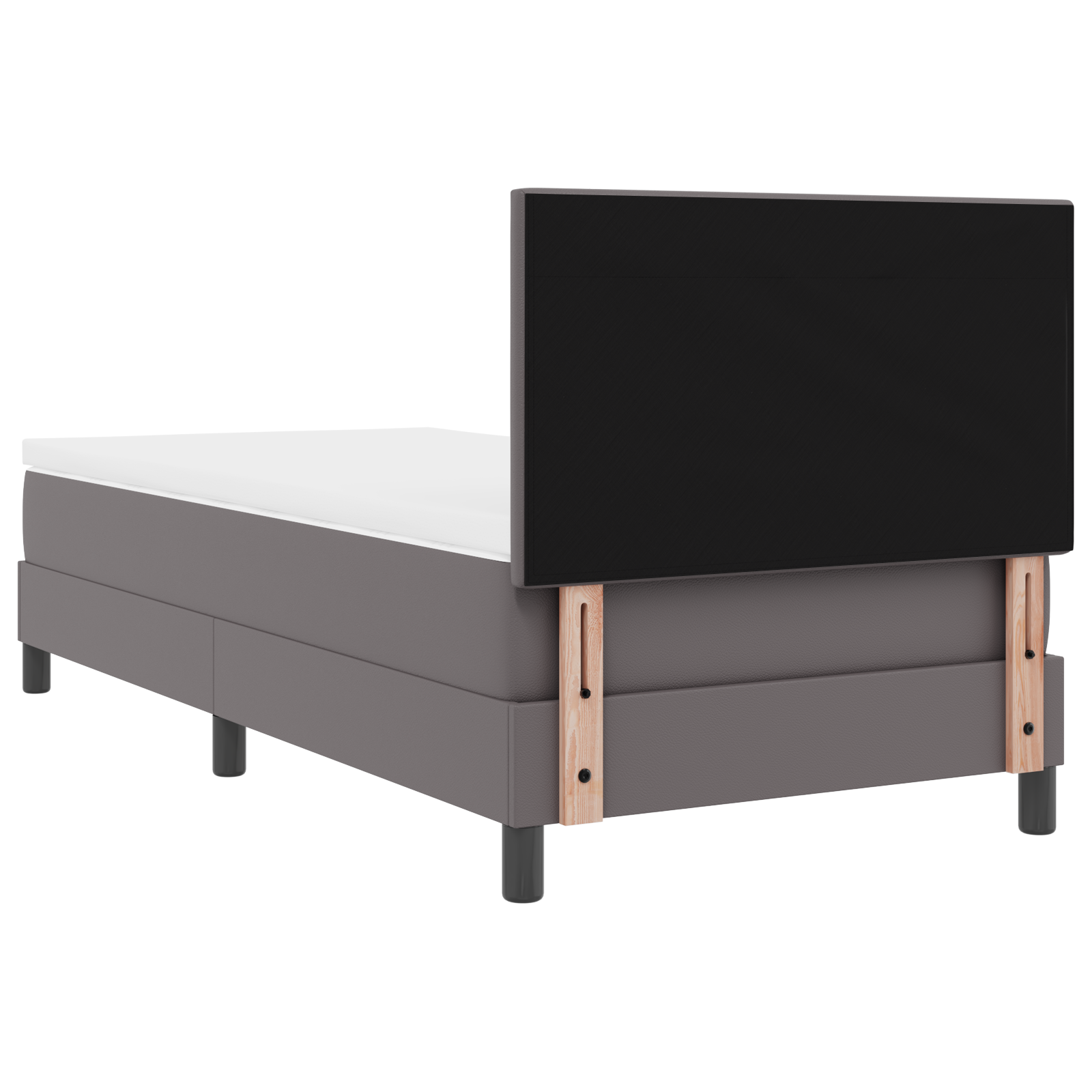 Karbi vedrumadrats madratsiga peaga Hall 90 x 190 cm Kunstnahk 10 Kõik vajalik sinu aeda ja koju! Karbi vedrumadrats madratsiga peaga Hall 90 x 190 cm Kunstnahk - Image 10