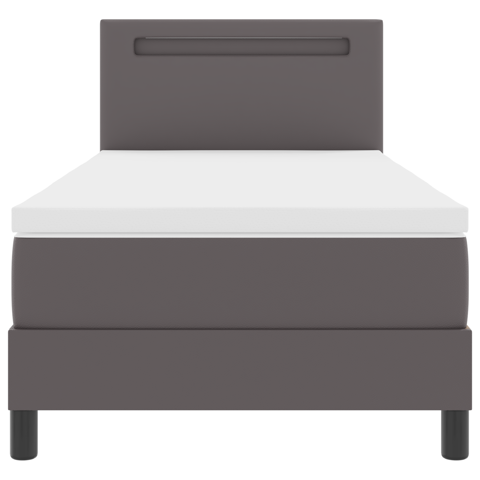 Karbi vedrumadrats madratsiga peaga Hall 90 x 200 cm Kunstnahk 8 Kõik vajalik sinu aeda ja koju! Karbi vedrumadrats madratsiga peaga Hall 90 x 200 cm Kunstnahk - Image 8