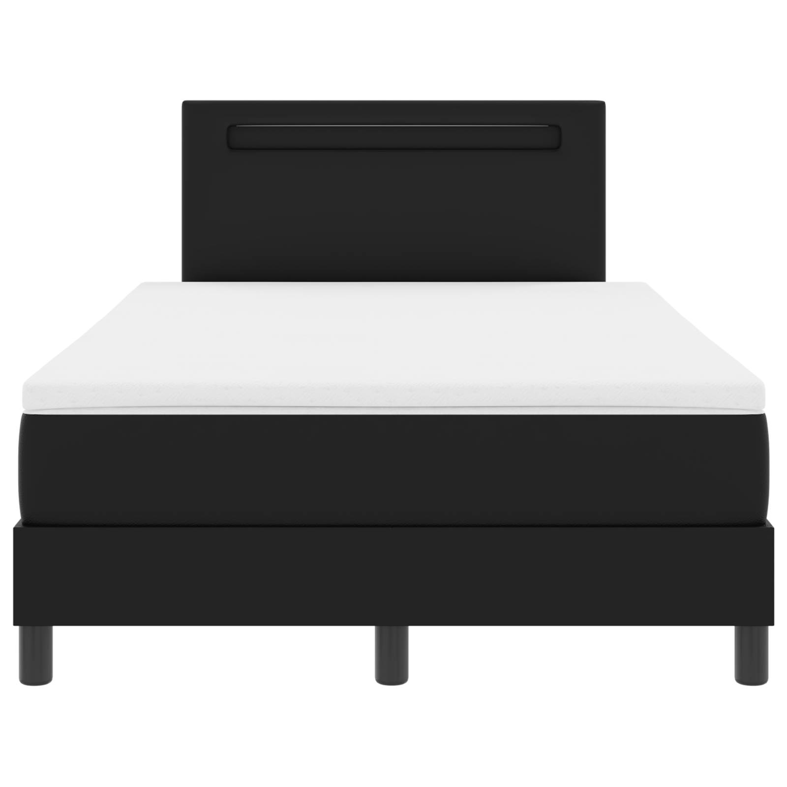 Karbi vedrumadrats madratsiga peaga Must 120 x 200 cm Kunstnahk 8 Kõik vajalik sinu aeda ja koju! Karbi vedrumadrats madratsiga peaga Must 120 x 200 cm Kunstnahk - Image 8