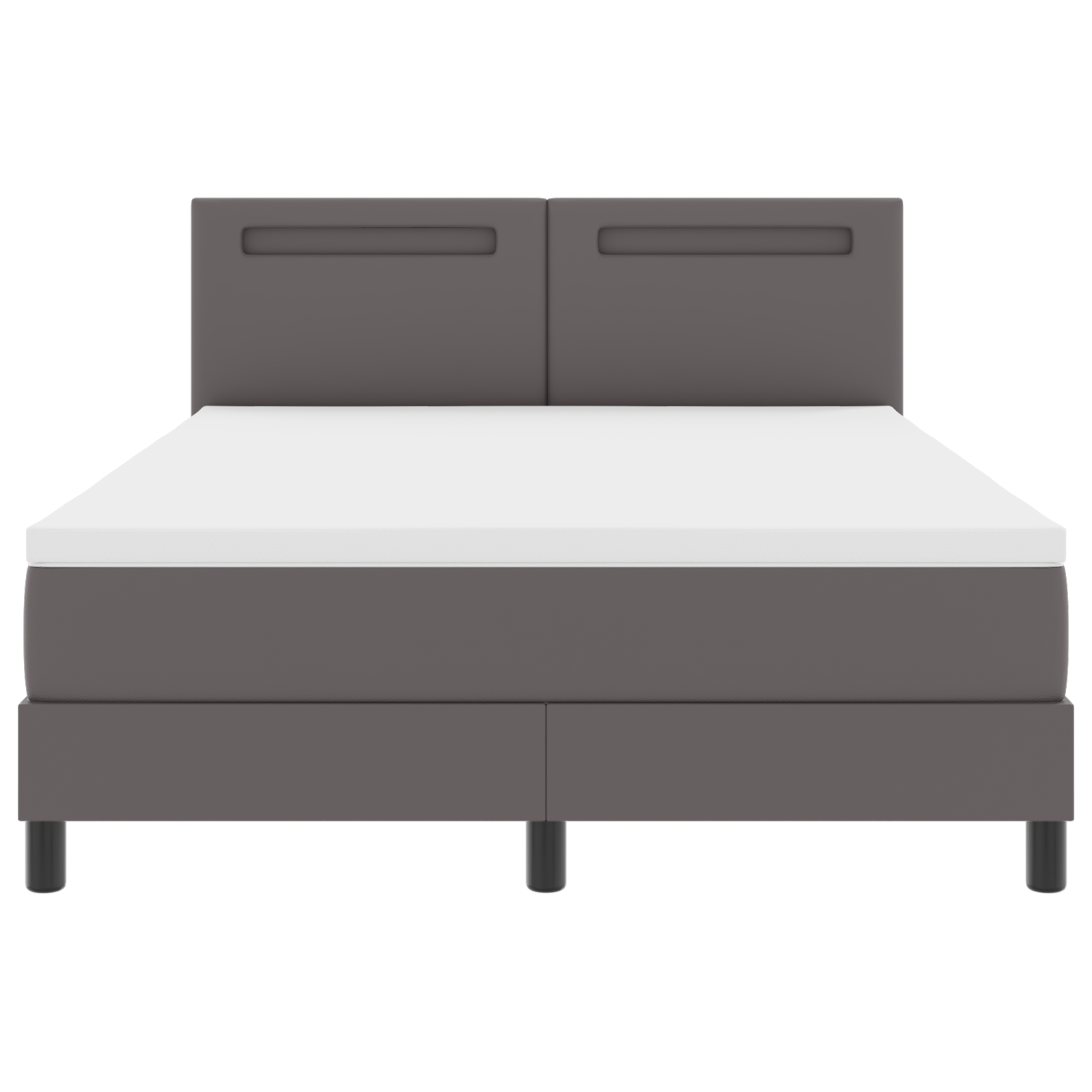 Karbi vedrumadrats madratsiga peaga Hall 160 x 200 cm Kunstnahk 8 Kõik vajalik sinu aeda ja koju! Karbi vedrumadrats madratsiga peaga Hall 160 x 200 cm Kunstnahk - Image 8