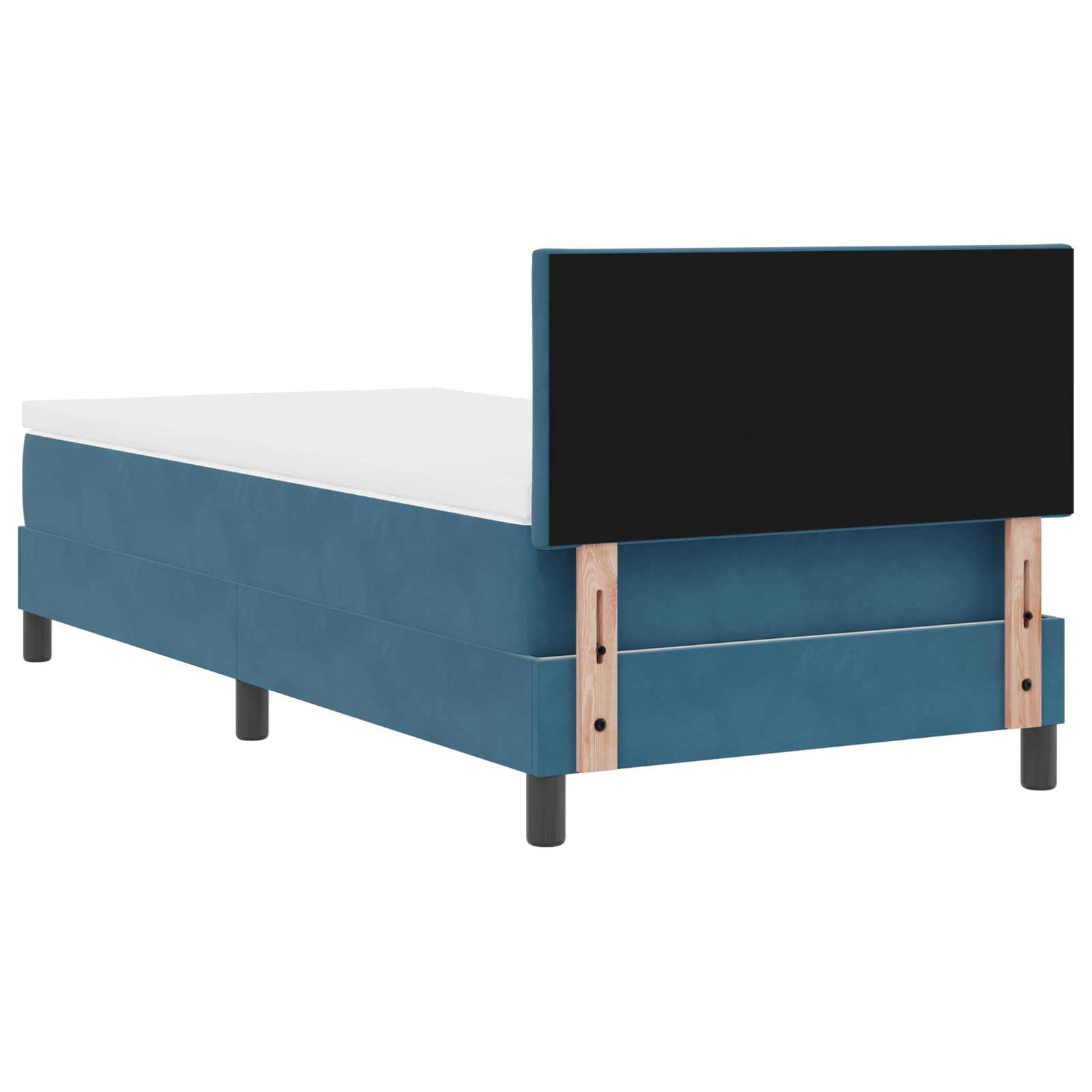 Čiužinys su lova Mėlyna 90x200 cm Aksomas - Image 10