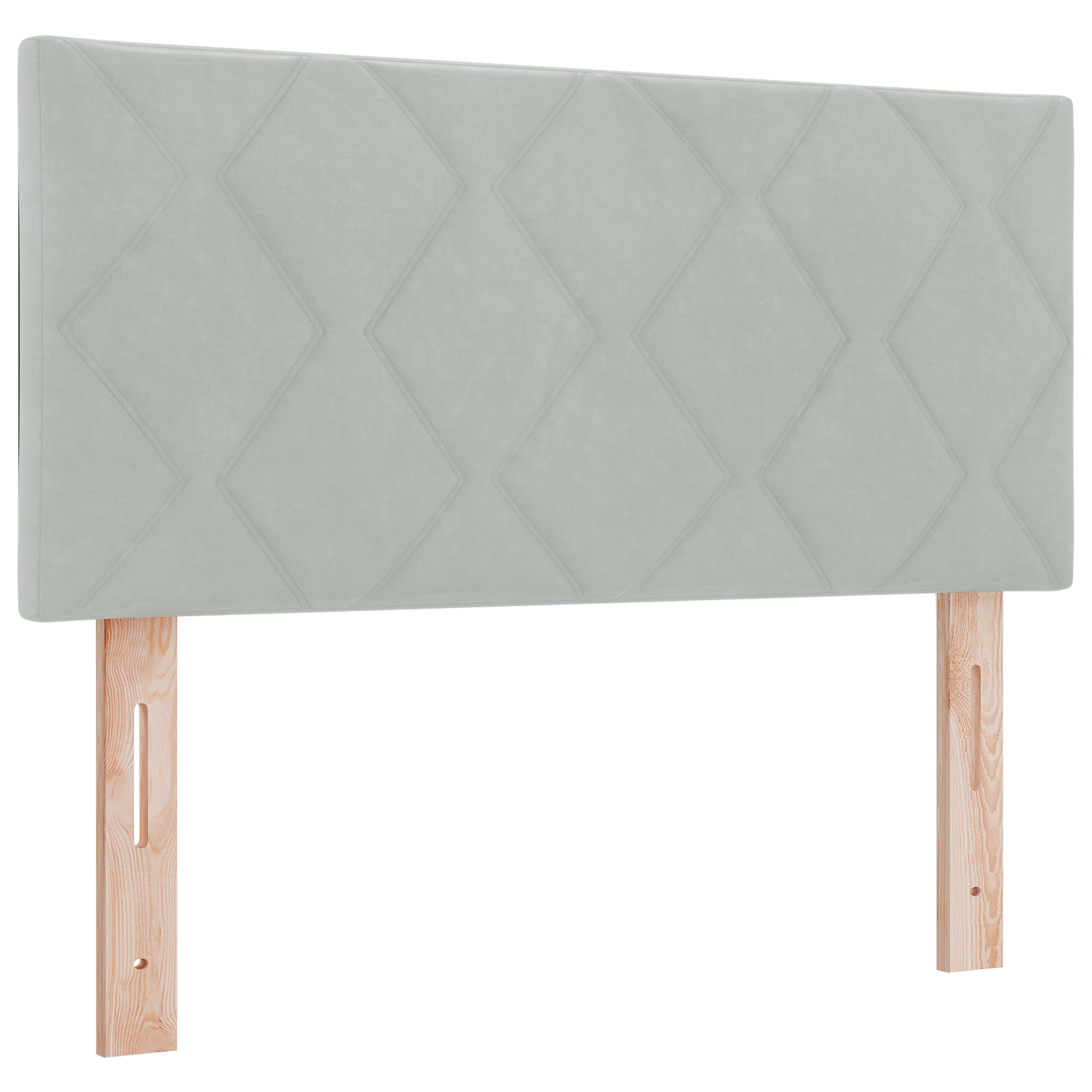 Box Spring lova su čiužiniu Šviesiai pilka 100x200 cm Aksomas - Image 7