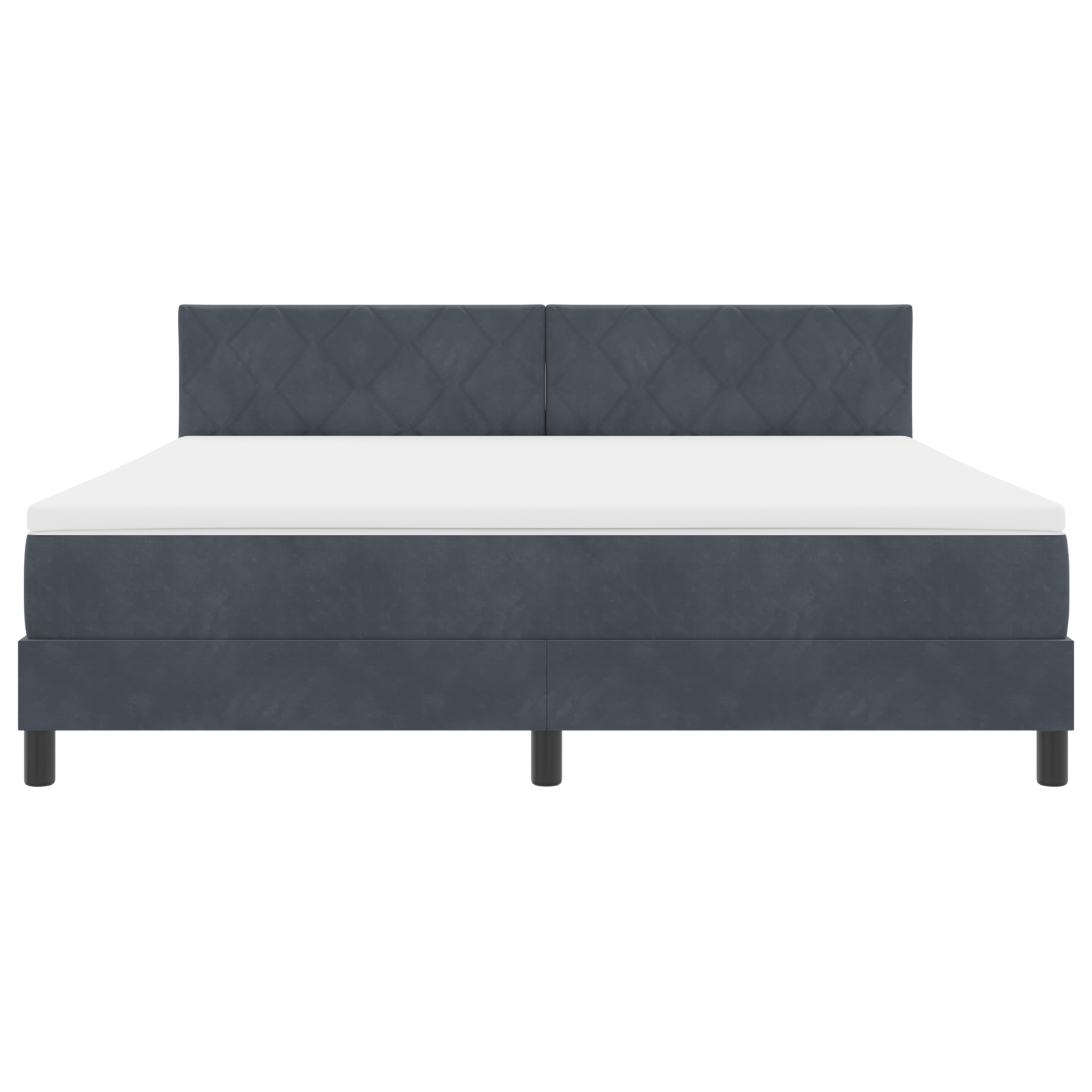 Čiužinys su lova Tamsiai pilkas Super king Aksominis - Image 8