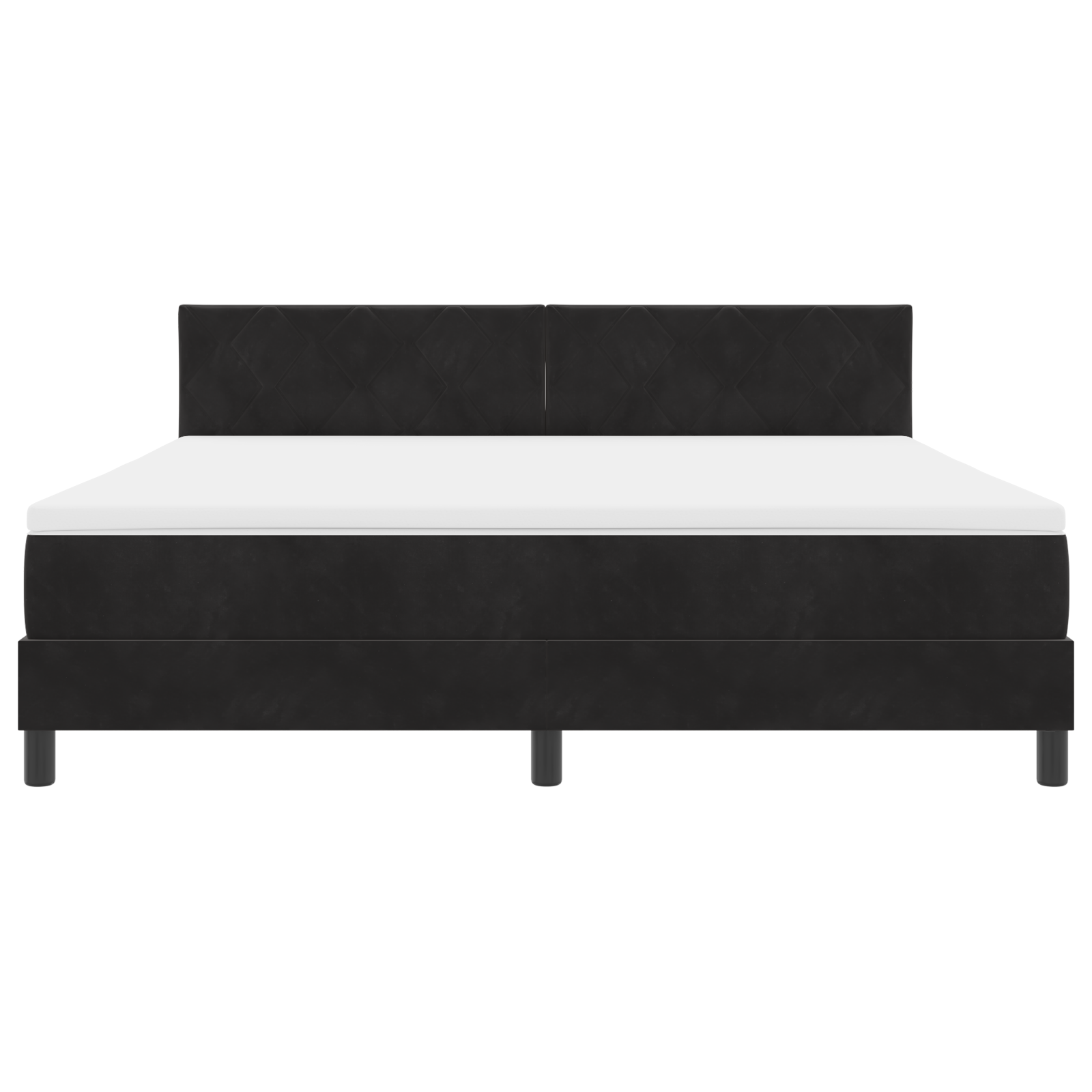 Čiužinys su Pavasario Lovos Juodas Super King Aksomas - Image 8